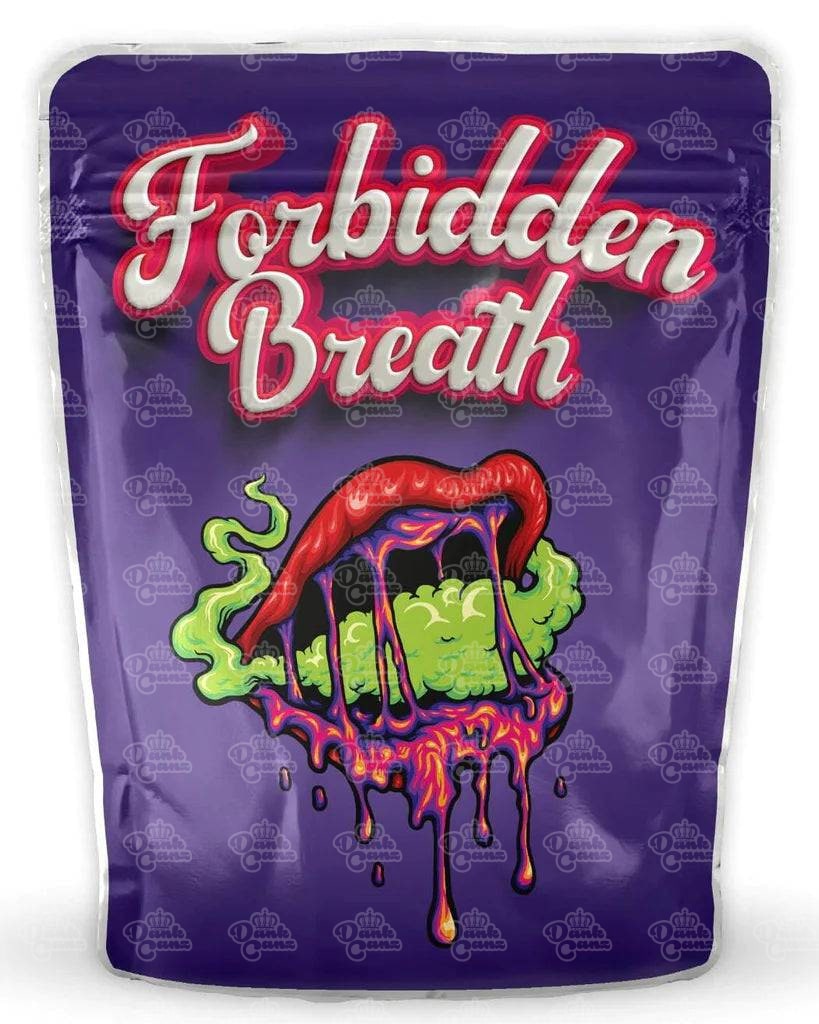 Forbidden Breath Mylar Bags - DC Packaging Custom Cannabis Packaging