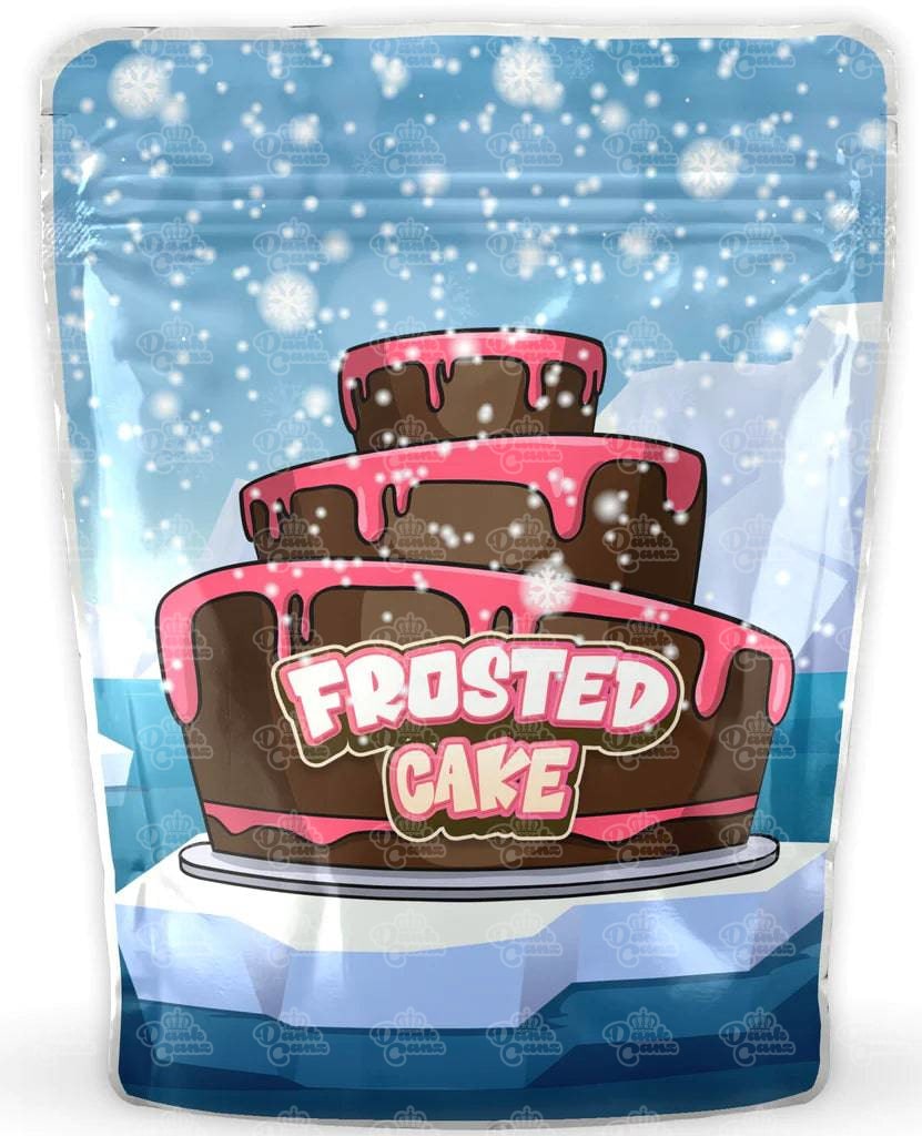 Frosted Cake Mylar Bags - DC Packaging Custom Cannabis Packaging