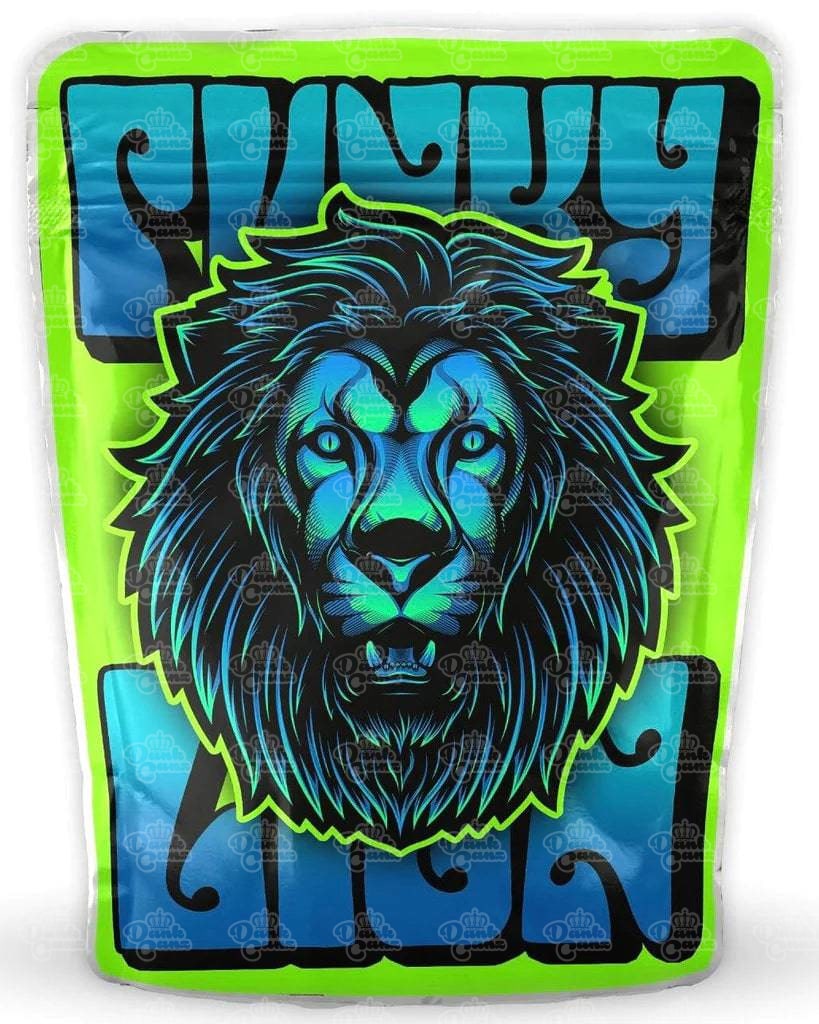 Funky Lion Mylar Bags - DC Packaging Custom Cannabis Packaging