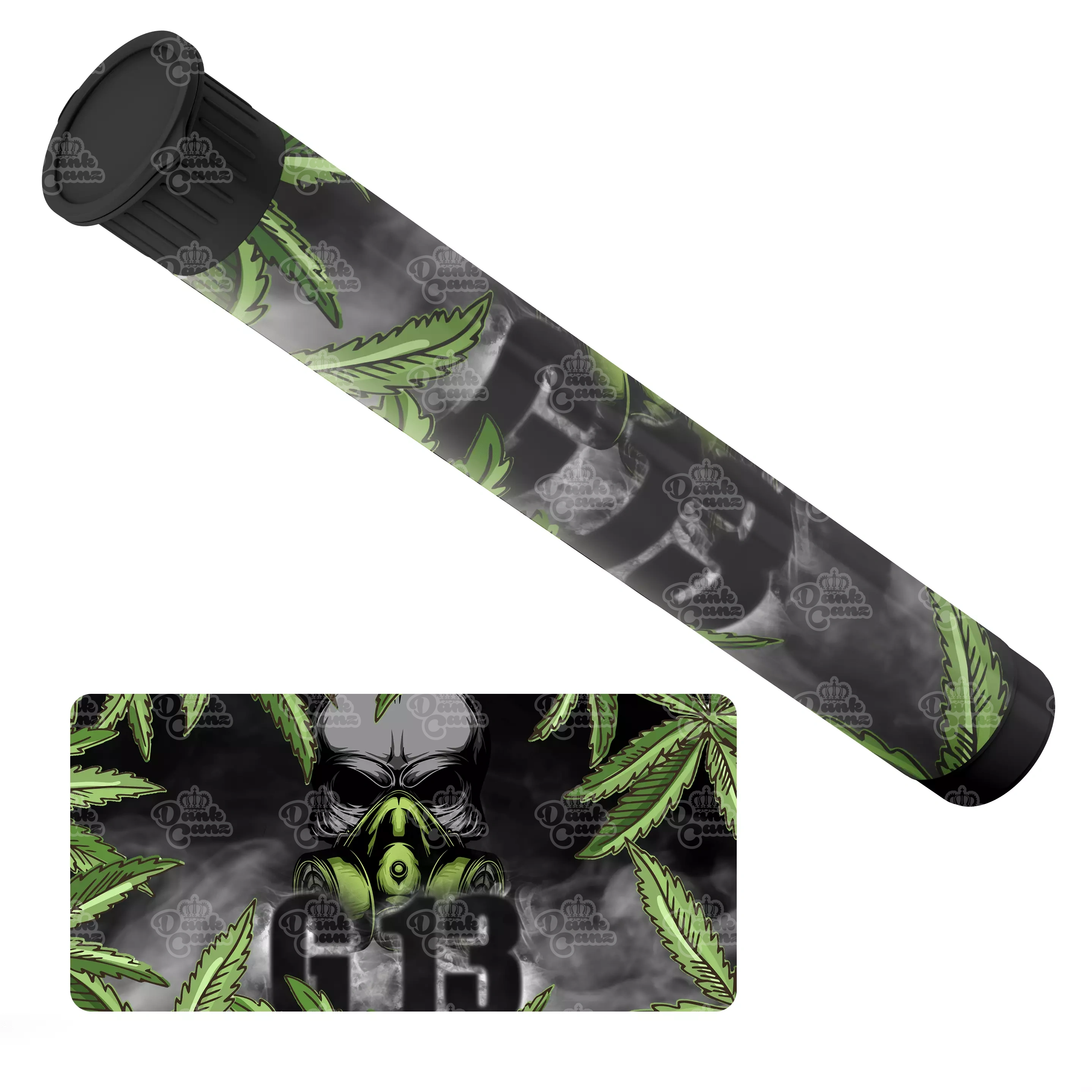 G13 Pre Roll Tubes - Labelled - DC Packaging Custom Cannabis Packaging