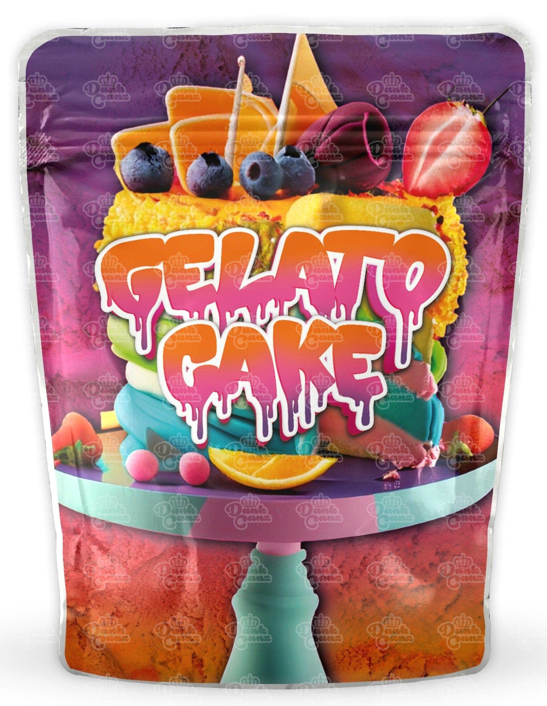 Gelato Cake Mylar Bags - DC Packaging Custom Cannabis Packaging