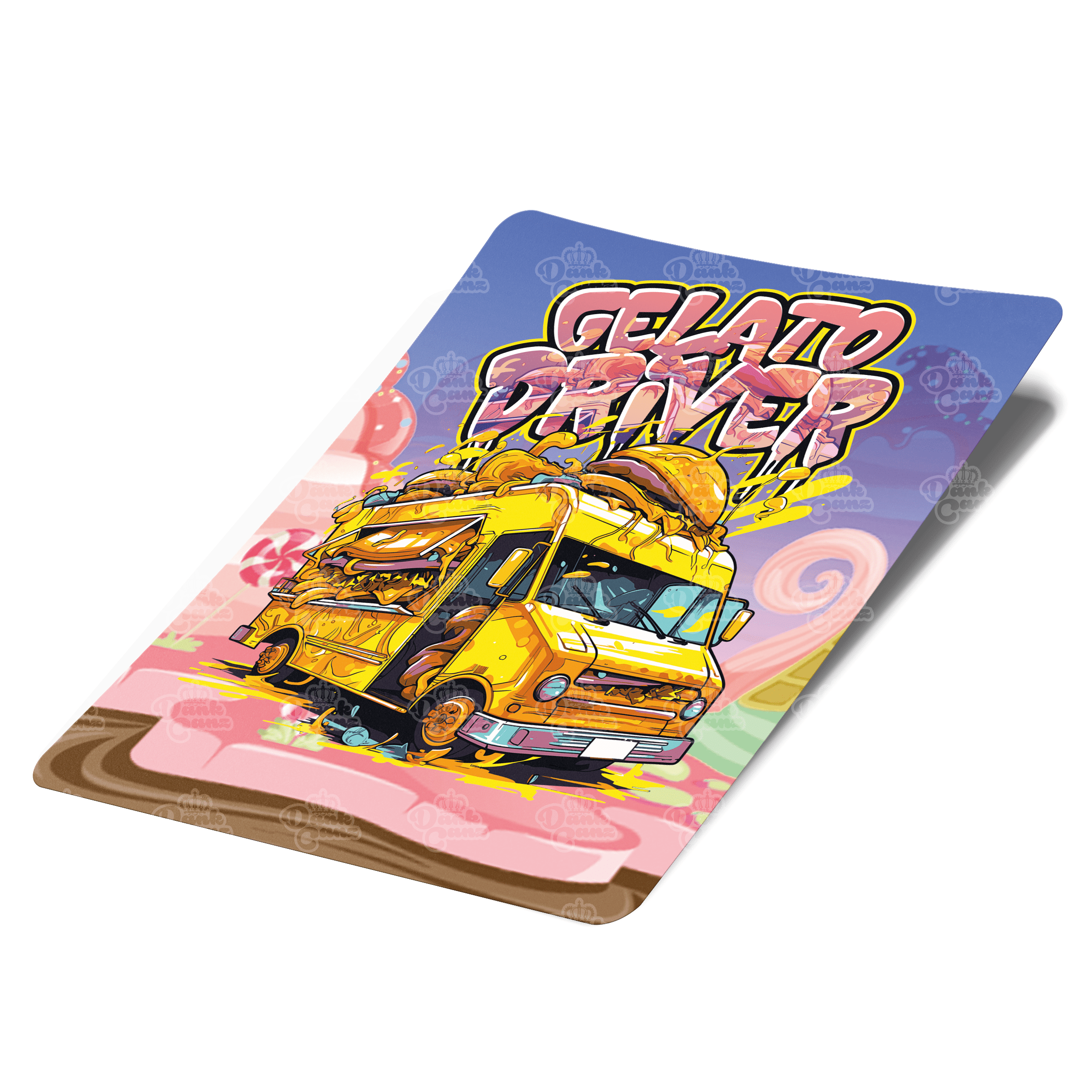 Gelato Driver Mylar Bag Labels - Labels only - DC Packaging Custom Cannabis Packaging