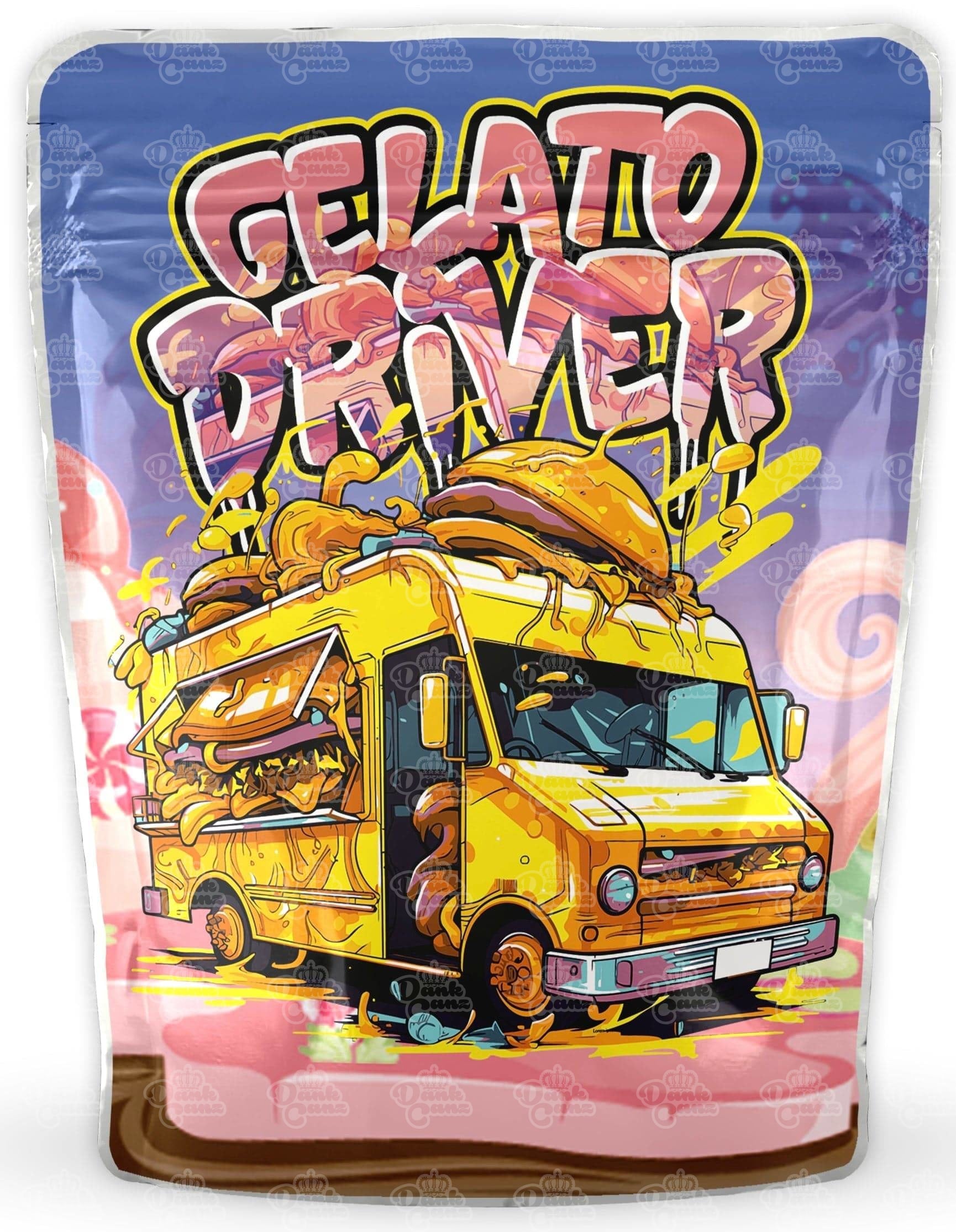 Gelato Driver Mylar Bags - DC Packaging Custom Cannabis Packaging