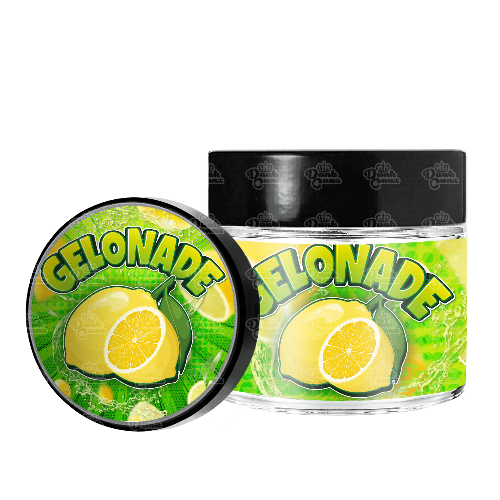 Gelonade 3.5g/60ml Glass Jars - Labelled - DC Packaging Custom Cannabis Packaging