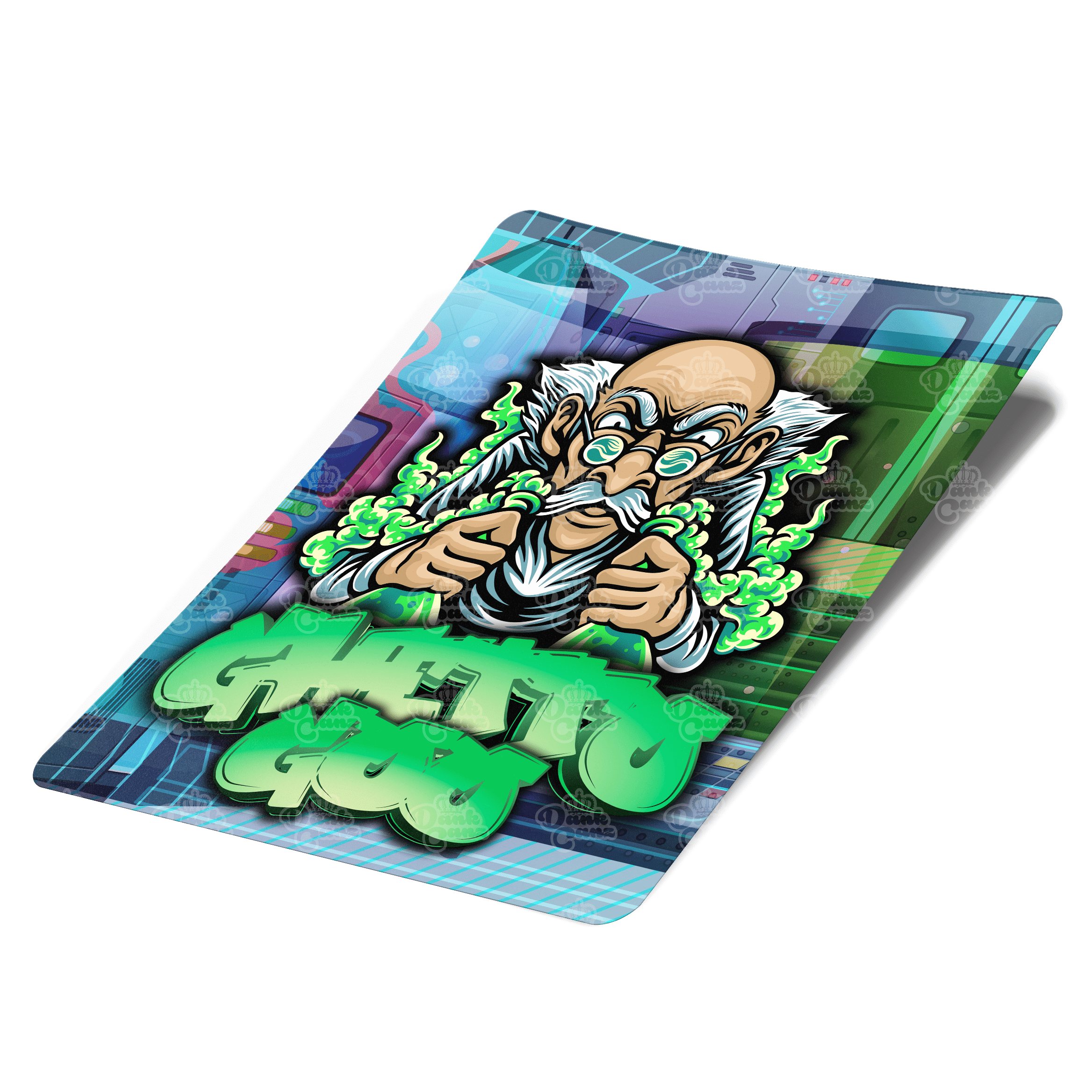 Ghetto Goo Mylar Bag Labels - Labels only - DC Packaging Custom Cannabis Packaging