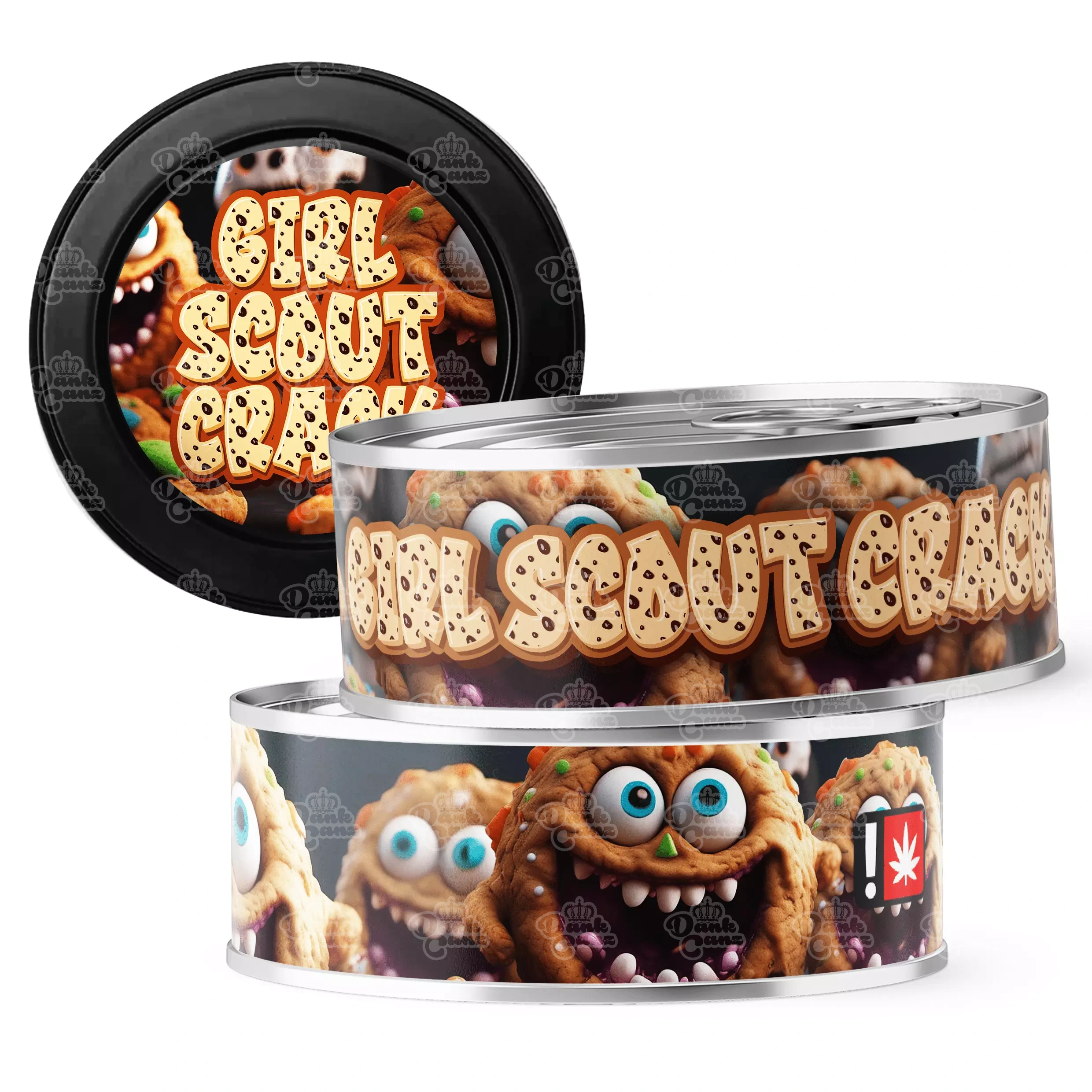 Girl Scout Crack 3.5g Self Seal Tins - DC Packaging Custom Cannabis Packaging