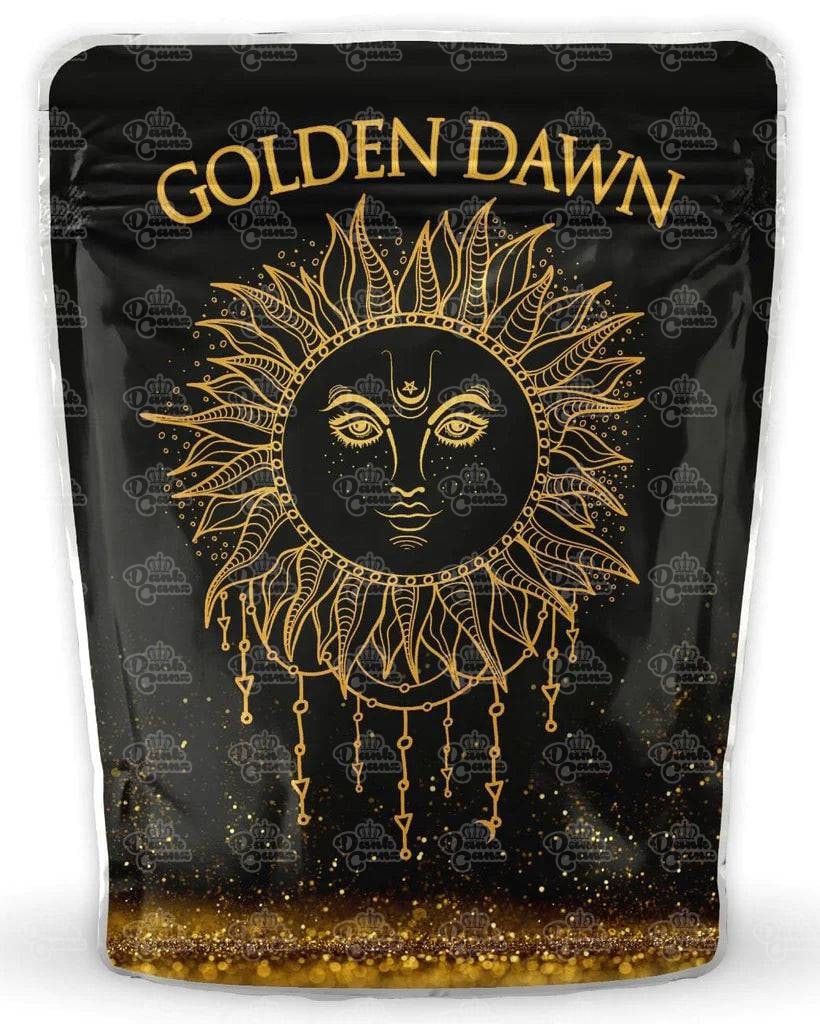 Golden Dawn Mylar Bags - DC Packaging Custom Cannabis Packaging