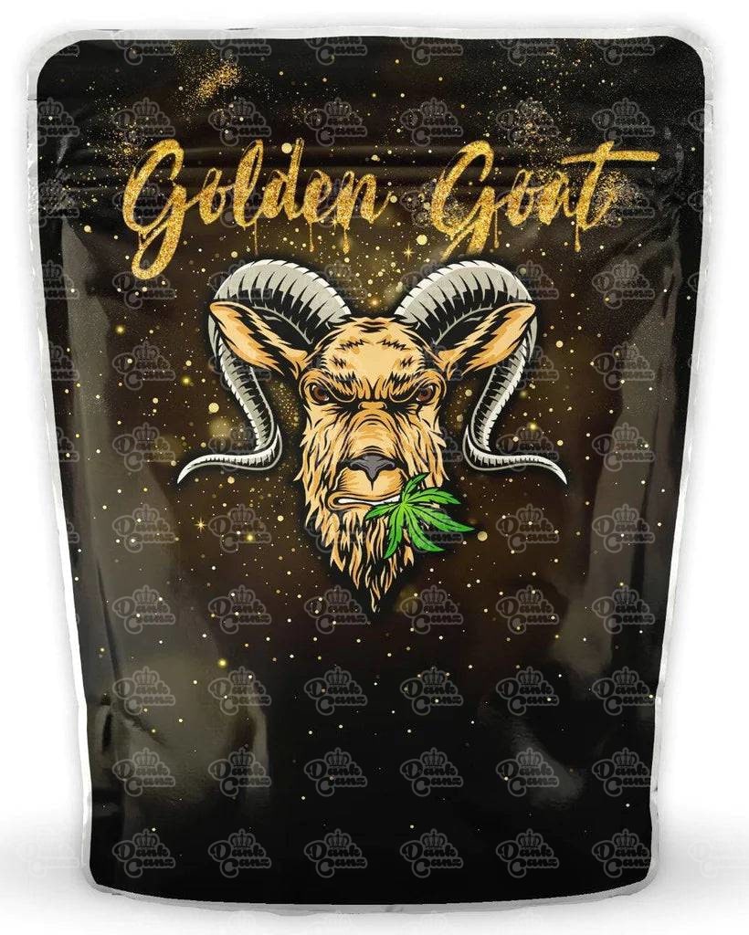 Golden Goat Mylar Bags - DC Packaging Custom Cannabis Packaging