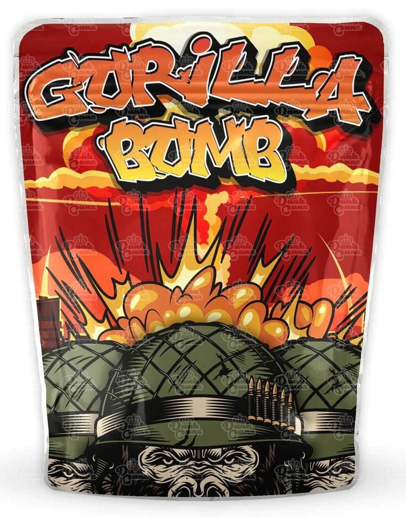 Gorilla Bomb Mylar Bags - DC Packaging Custom Cannabis Packaging