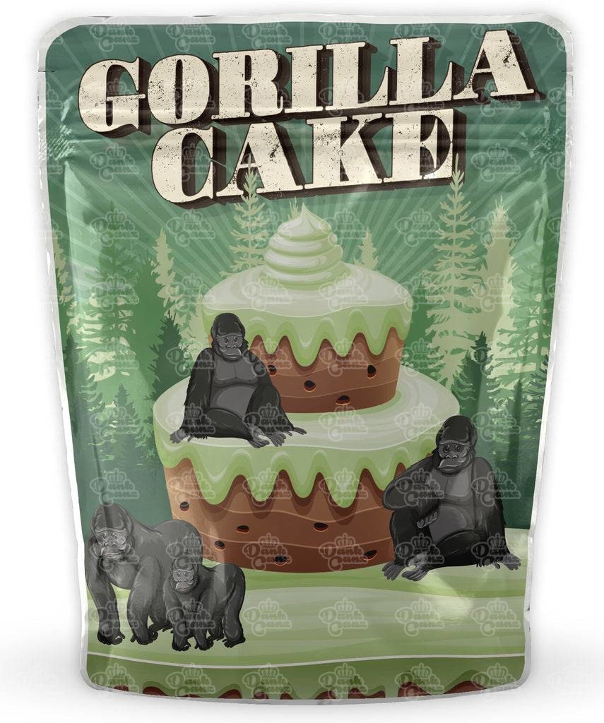 Gorilla Cake Mylar Bags - DC Packaging Custom Cannabis Packaging