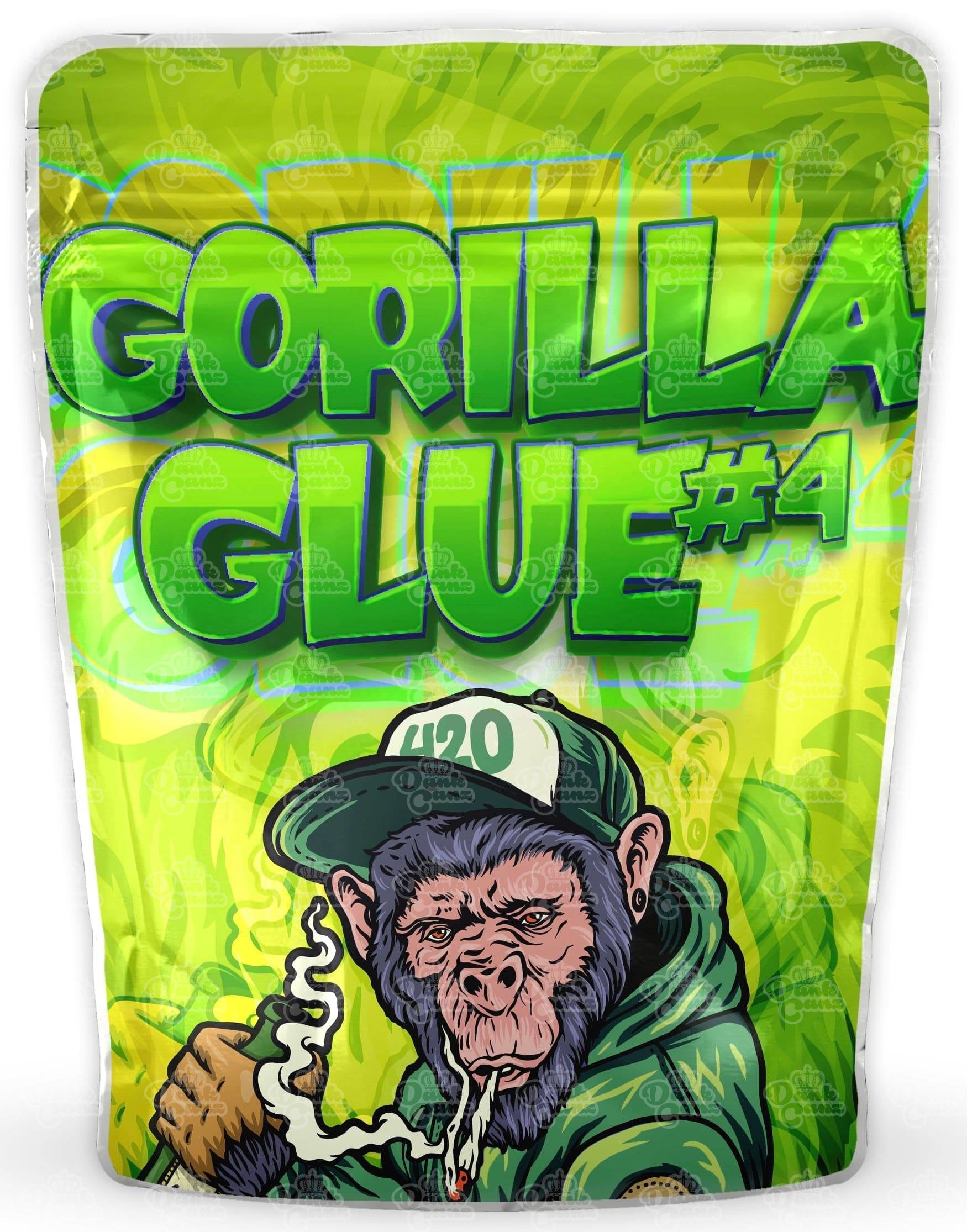 Gorilla Glue 4 Mylar Bags - DC Packaging Custom Cannabis Packaging