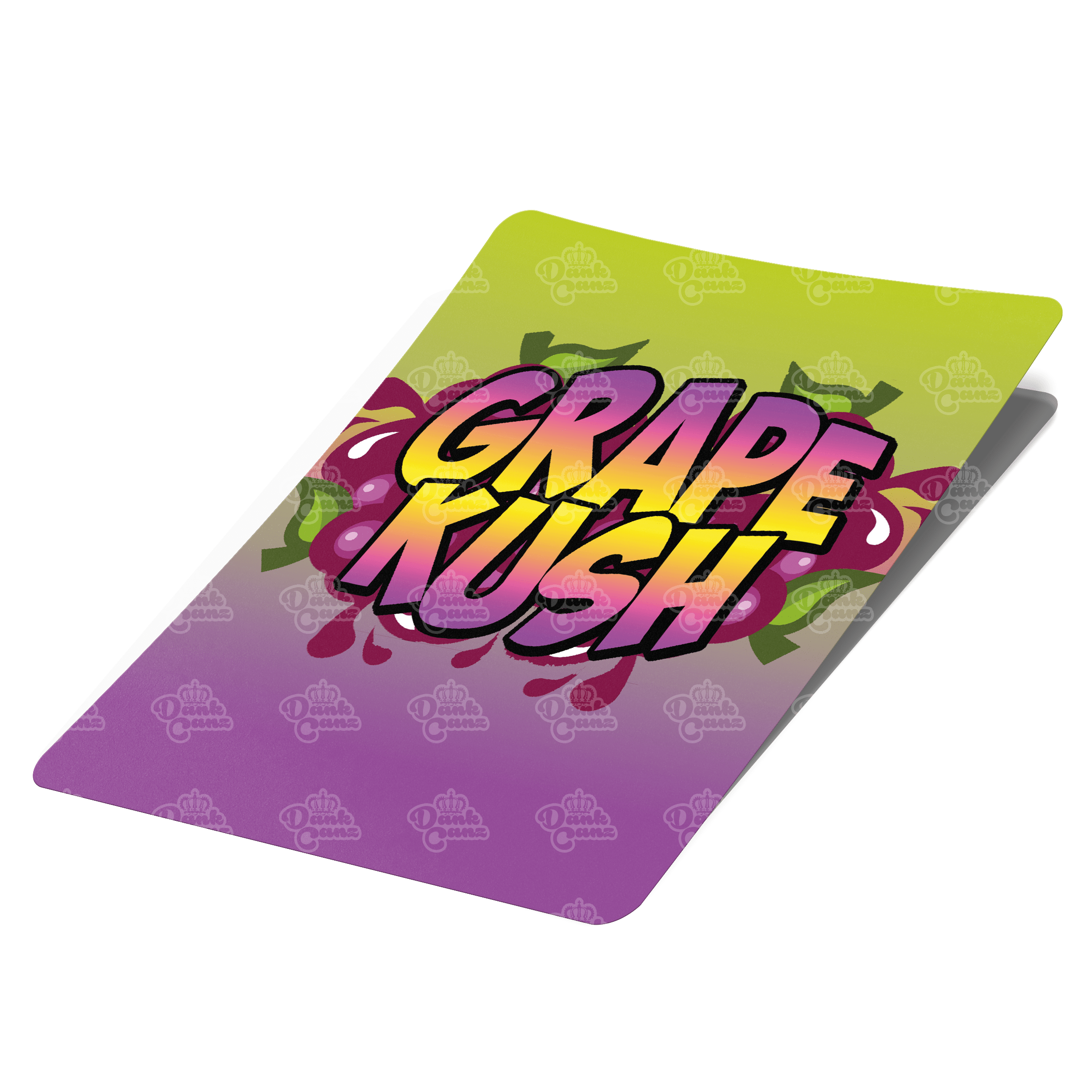 Grape Kush Mylar Bag Labels - Labels only - DC Packaging Custom Cannabis Packaging