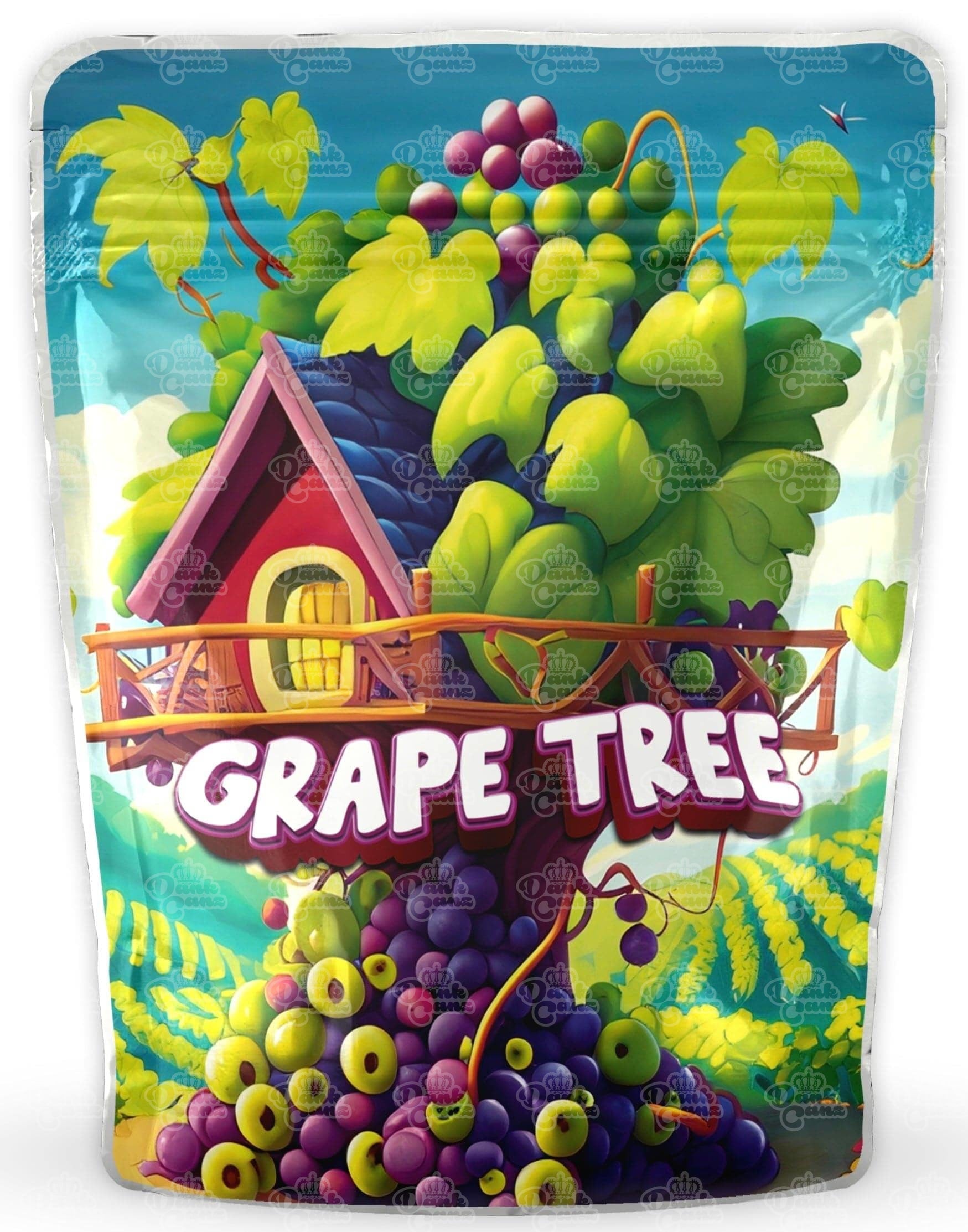 Grape Tree Mylar Bags - DC Packaging Custom Cannabis Packaging