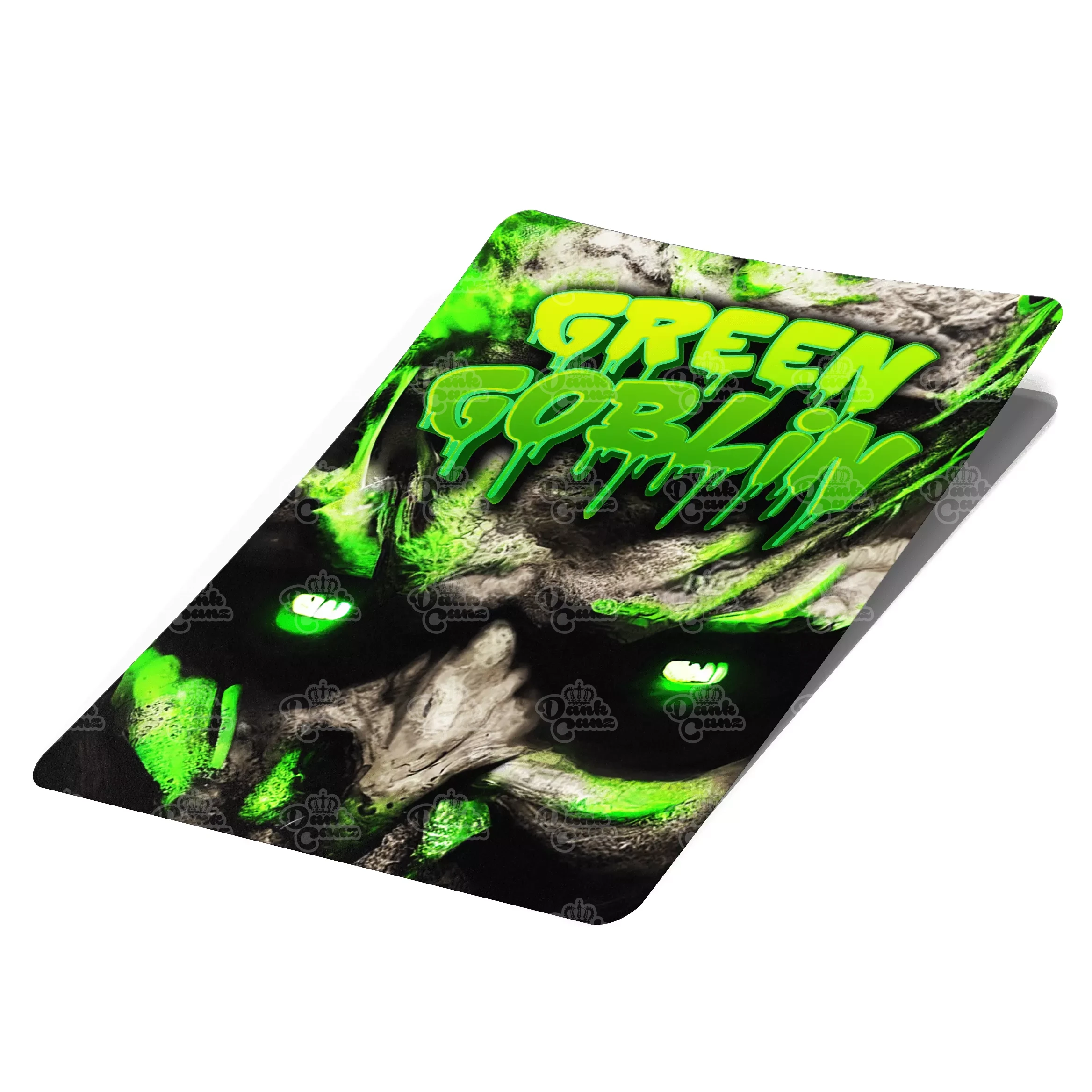Green Goblin Mylar Bag Labels - Labels only - DC Packaging Custom Cannabis Packaging