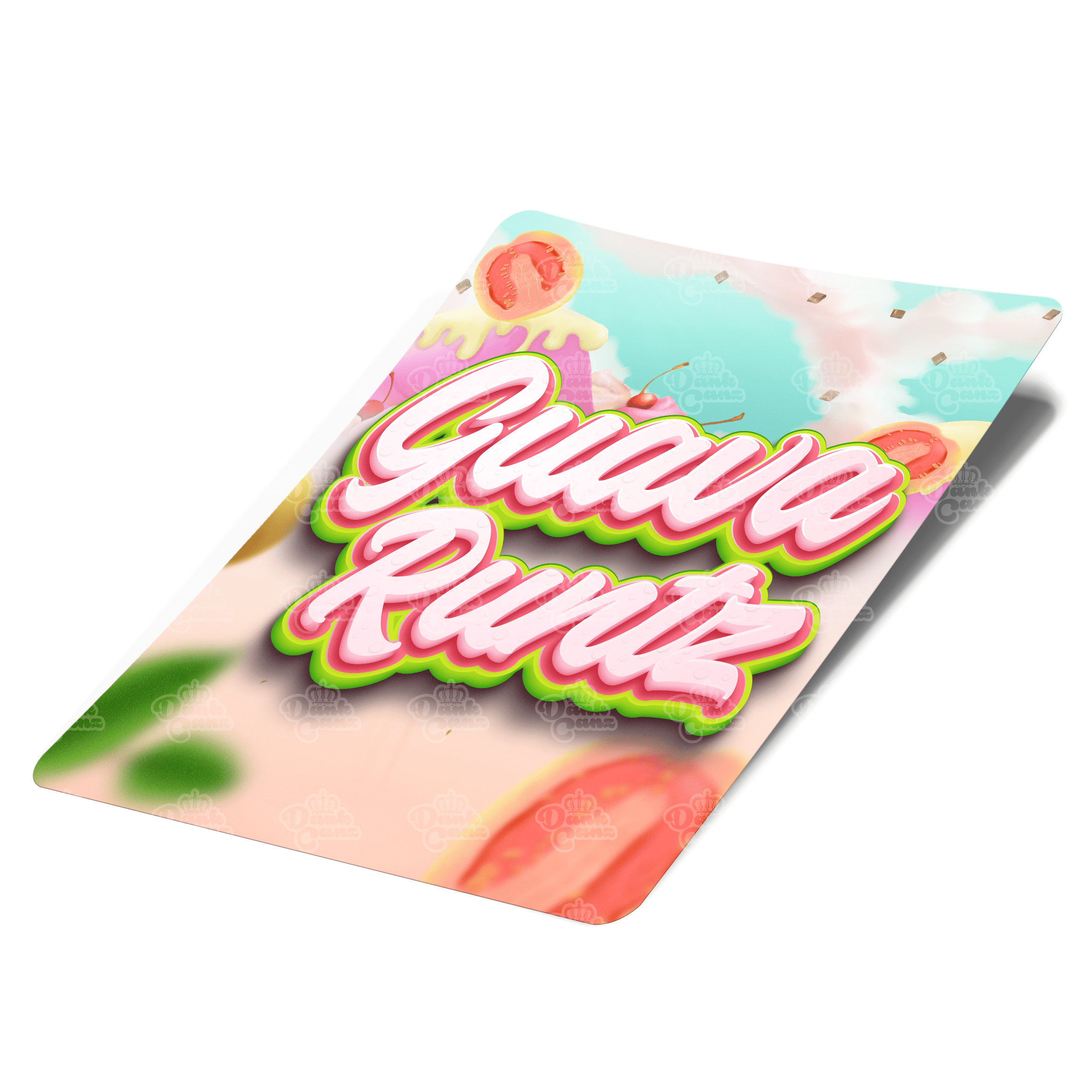 Guava Runtz Mylar Bag Labels - Labels only - DC Packaging Custom Cannabis Packaging