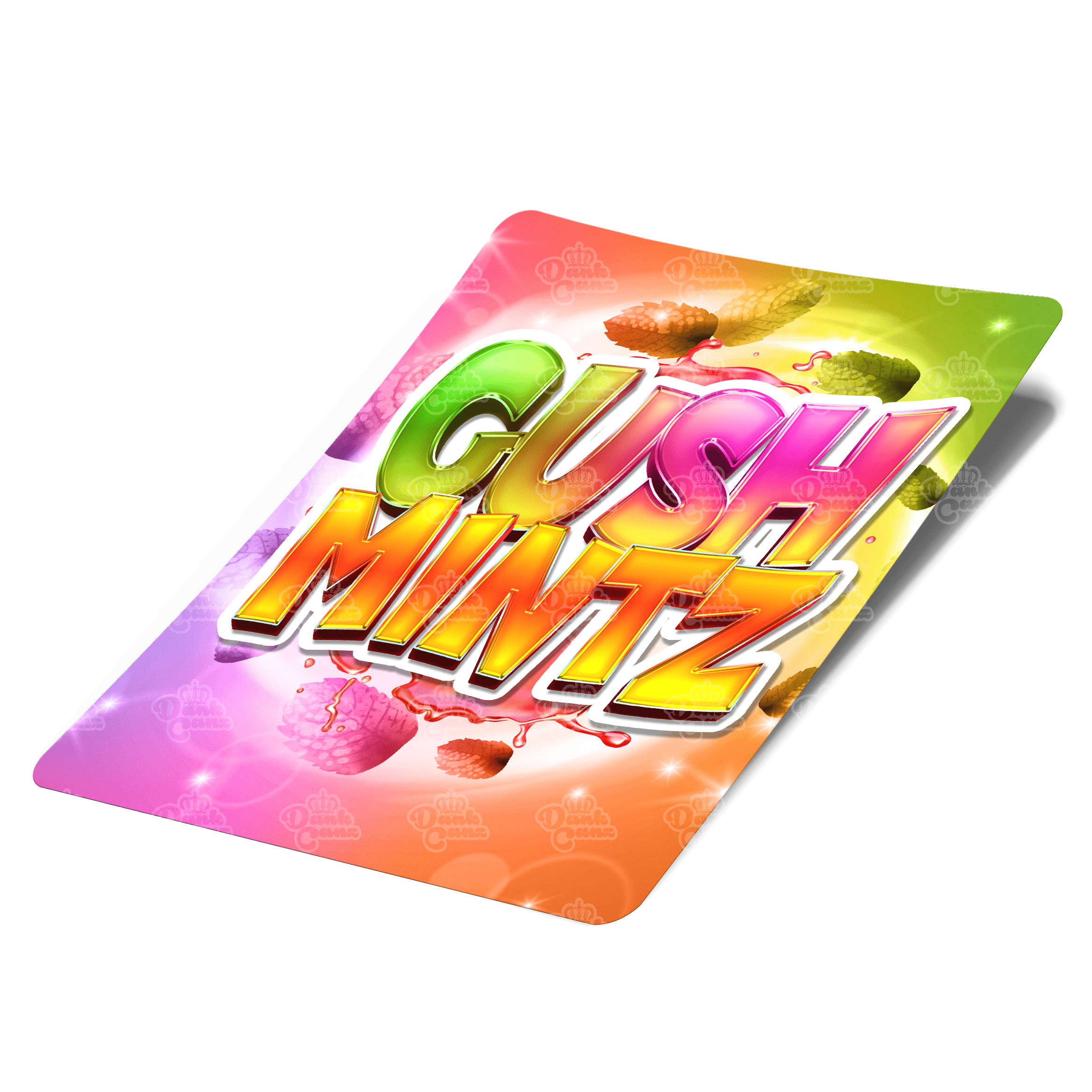 Gush Mintz Mylar Bag Labels - Labels only - DC Packaging Custom Cannabis Packaging