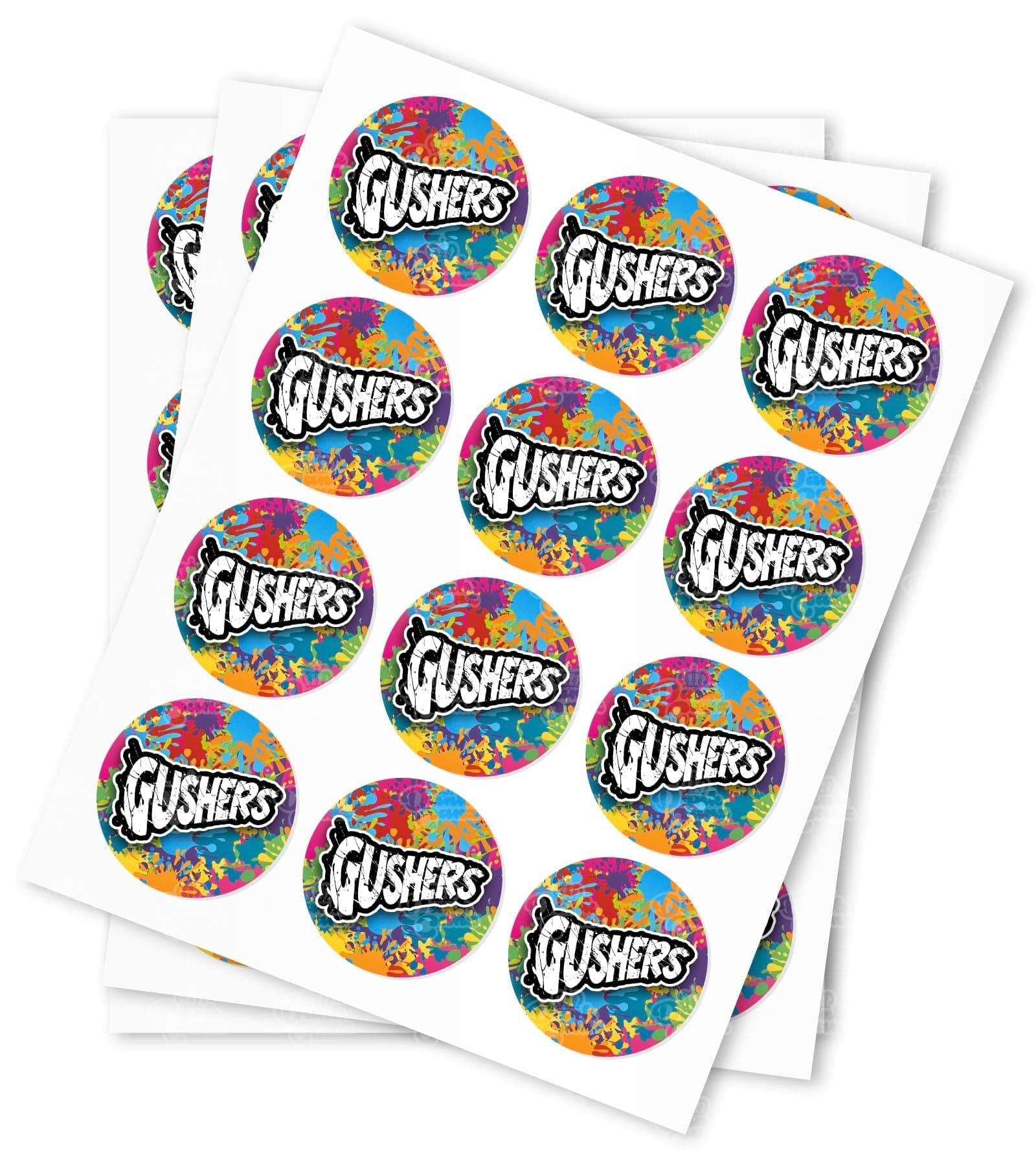 Gushers Strain Stickers - DC Packaging Custom Cannabis Packaging