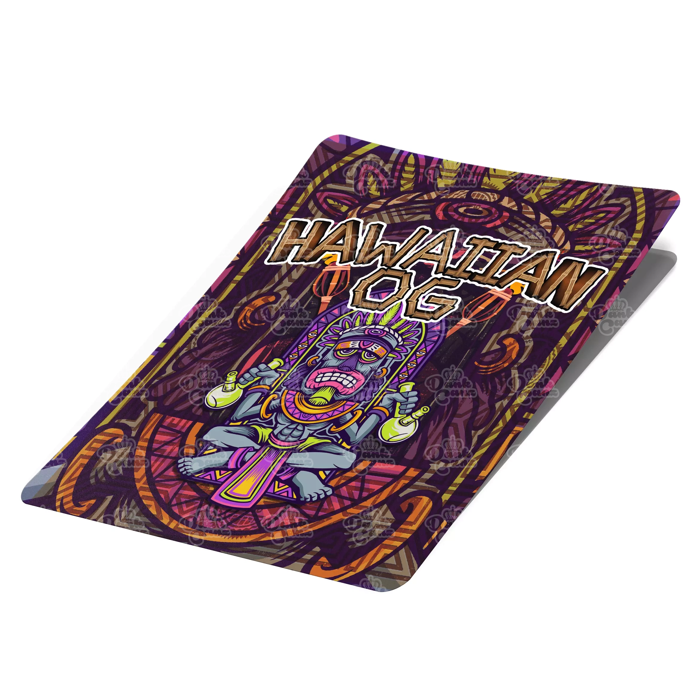 Hawaiian OG Mylar Bag Labels - Labels only - DC Packaging Custom Cannabis Packaging