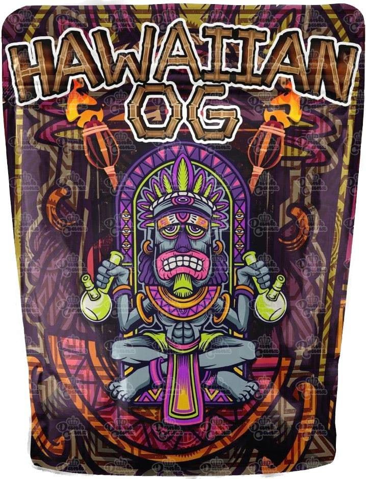 Hawaiian OG Mylar Bags - DC Packaging Custom Cannabis Packaging