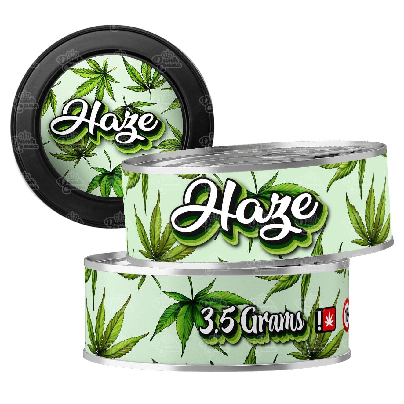 Haze 3.5g Self Seal Tins - DC Packaging Custom Cannabis Packaging