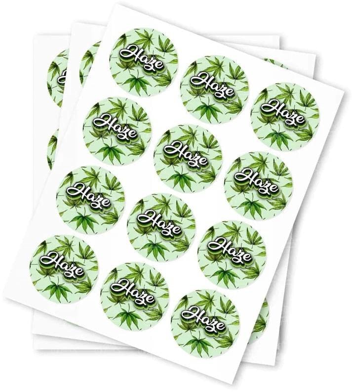 Haze Strain Stickers - DC Packaging Custom Cannabis Packaging
