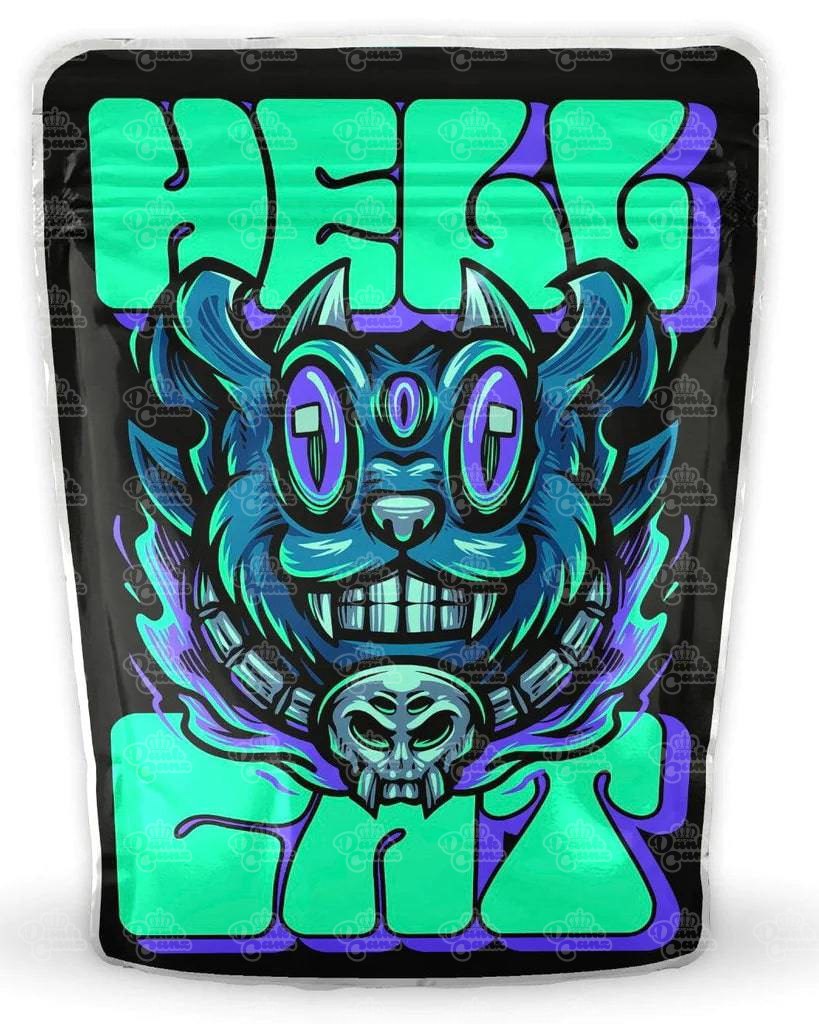 Hell Cat Mylar Bags - DC Packaging Custom Cannabis Packaging