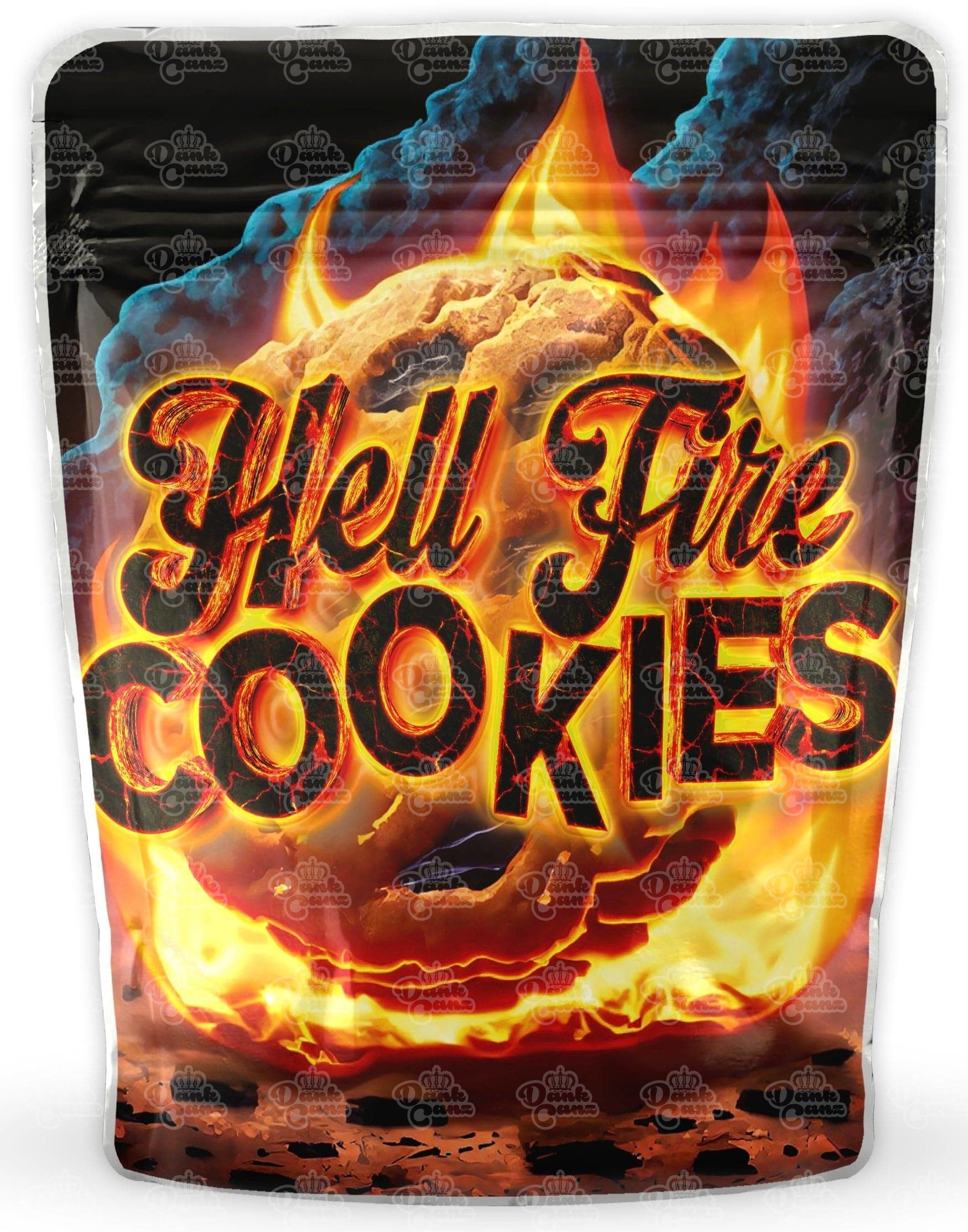 Hell Fire Cookies Mylar Bags - DC Packaging Custom Cannabis Packaging