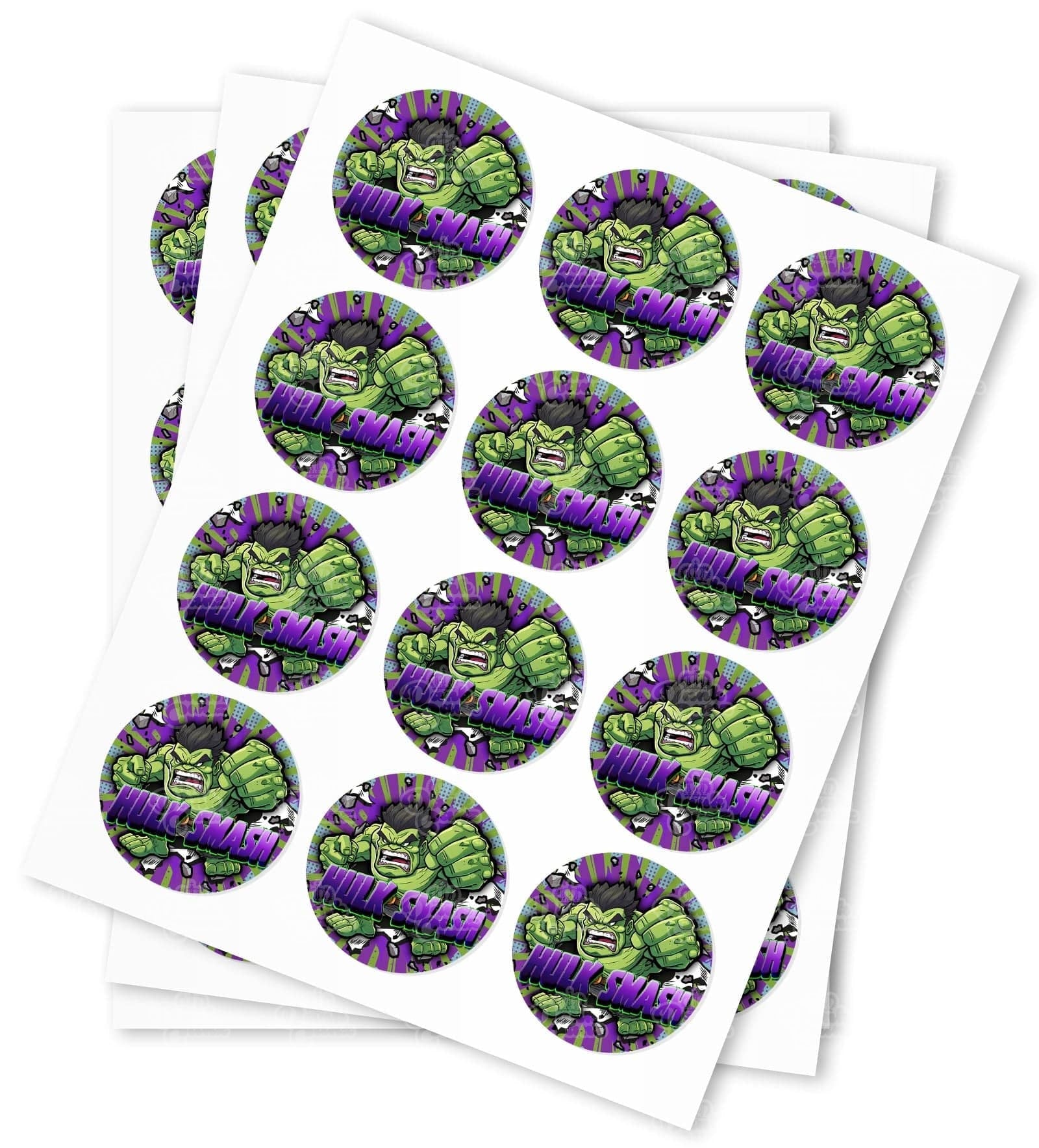 Hulk Smash Strain Stickers - DC Packaging Custom Cannabis Packaging
