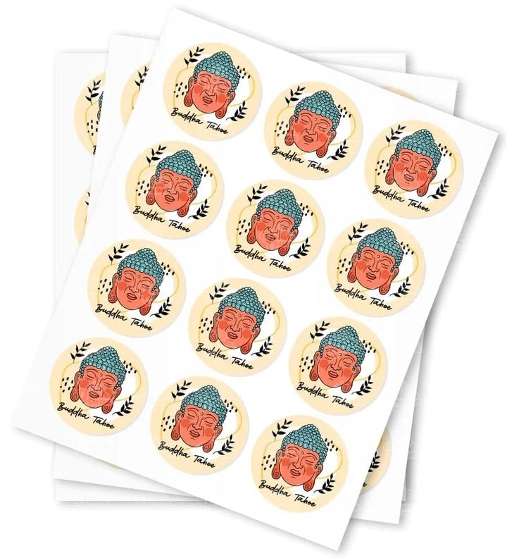 Buddha Tahoe Strain Stickers - DC Packaging Custom Cannabis Packaging