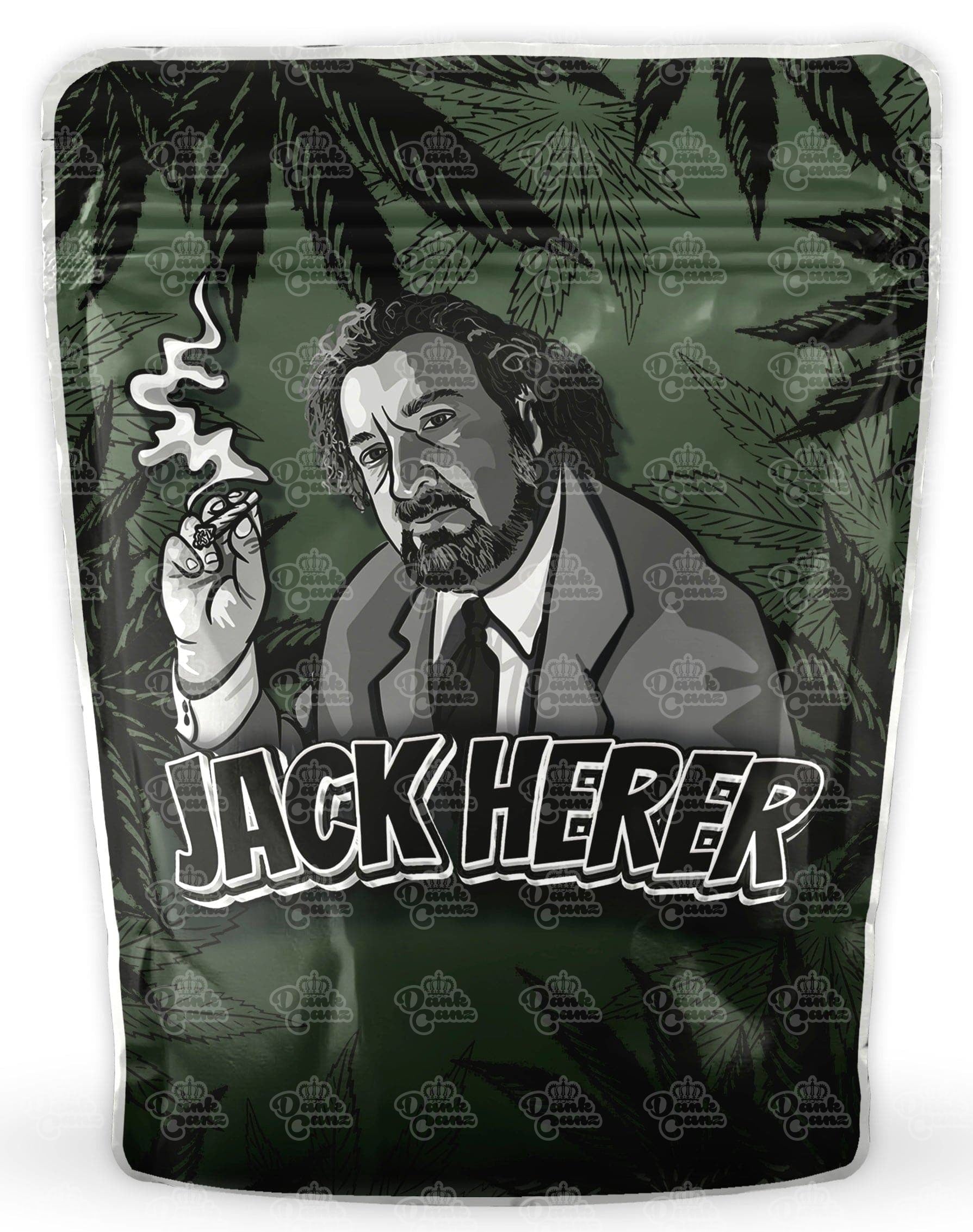Jack Herer Mylar Bags - DC Packaging Custom Cannabis Packaging