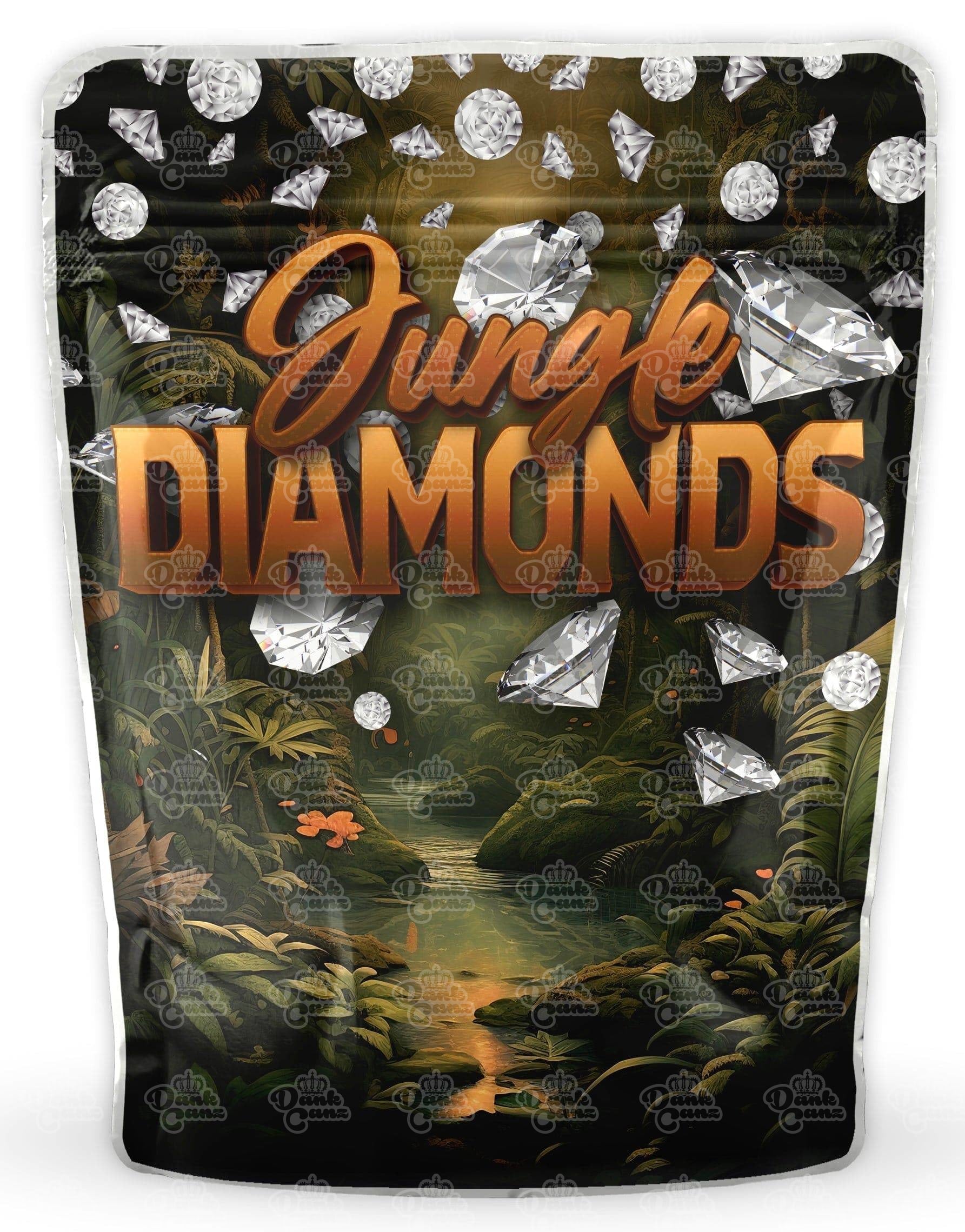 Jungle Diamonds Mylar Bags - DC Packaging Custom Cannabis Packaging
