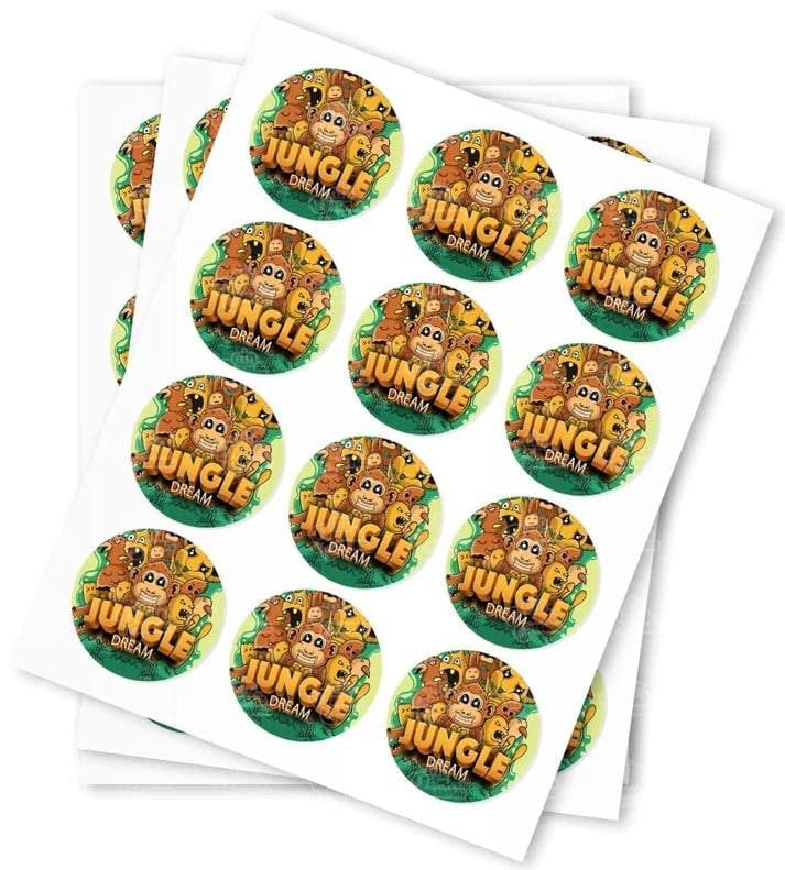 Jungle Dream Stickers - DC Packaging Custom Cannabis Packaging