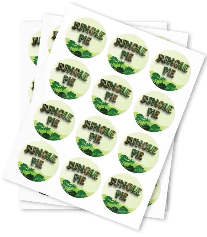 Jungle Pie Stickers - DC Packaging Custom Cannabis Packaging