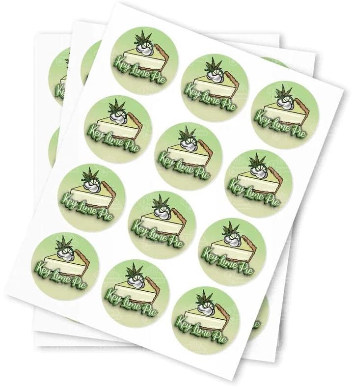 Key Lime Pie Stickers - DC Packaging Custom Cannabis Packaging