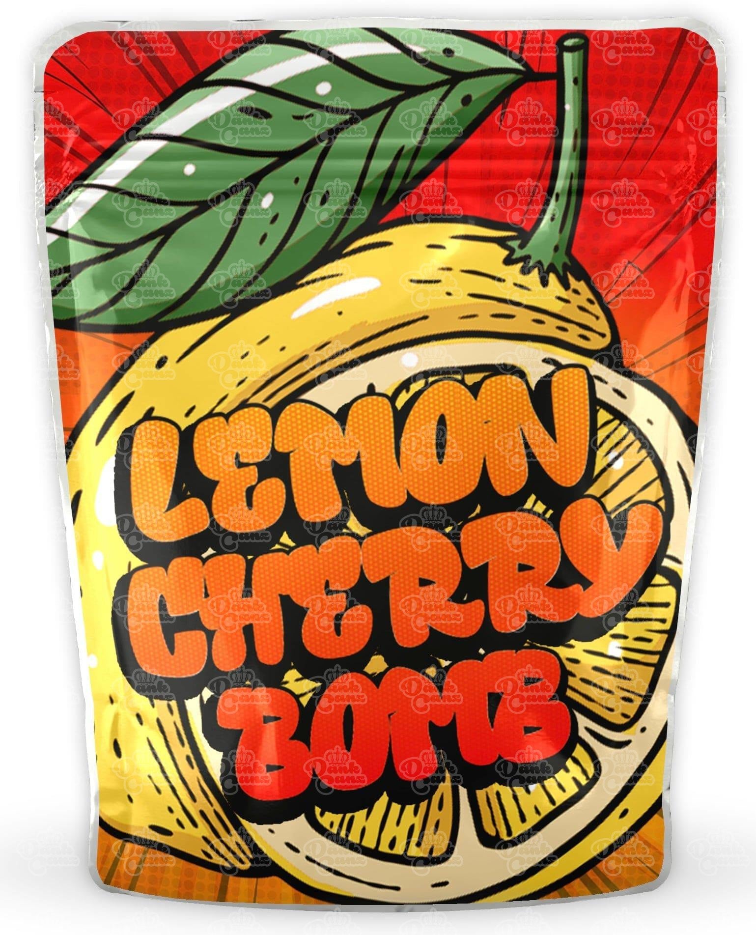 Lemon Cherry Bomb Mylar Bags - DC Packaging Custom Cannabis Packaging