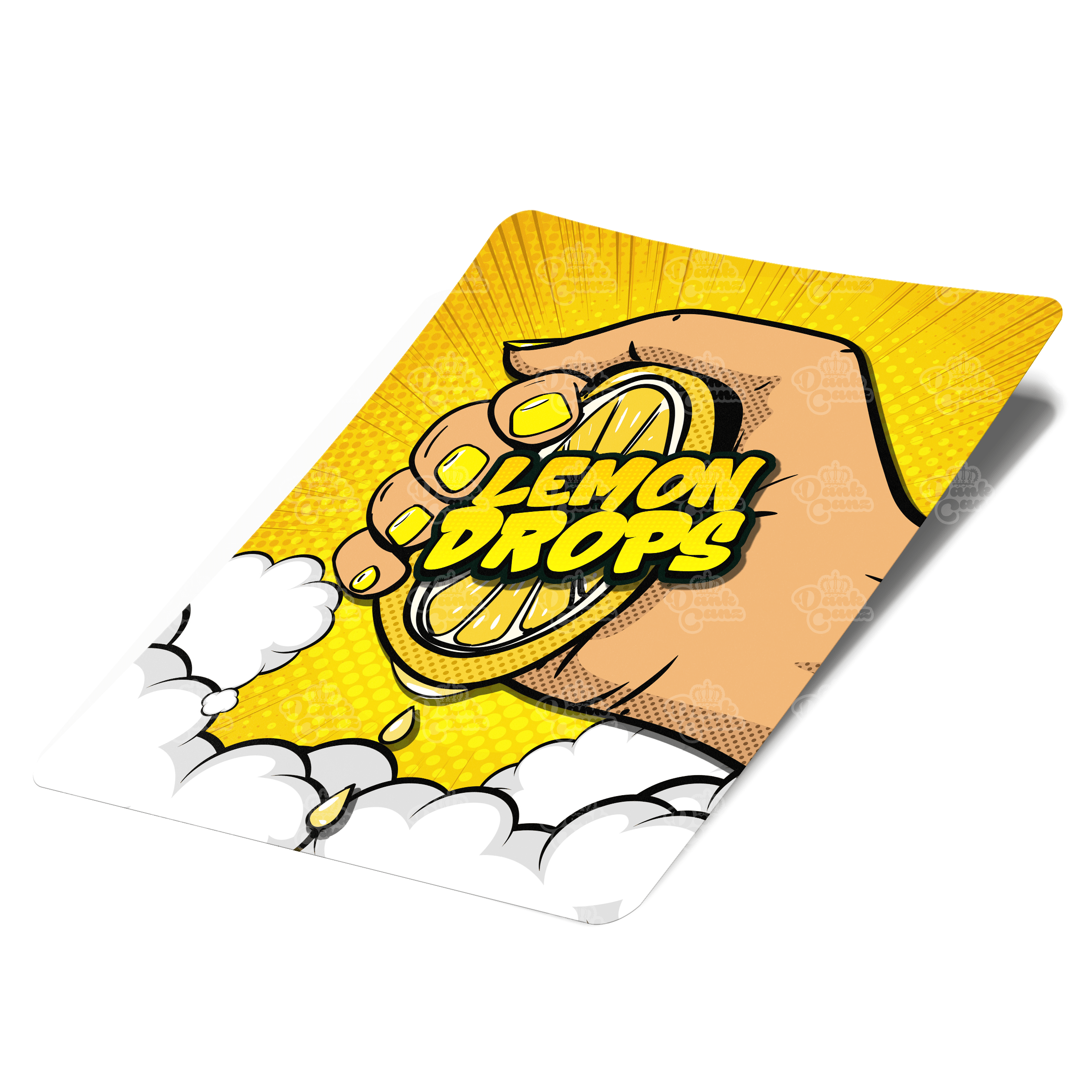 Lemon Drops Mylar Bag Labels - Labels only - DC Packaging Custom Cannabis Packaging