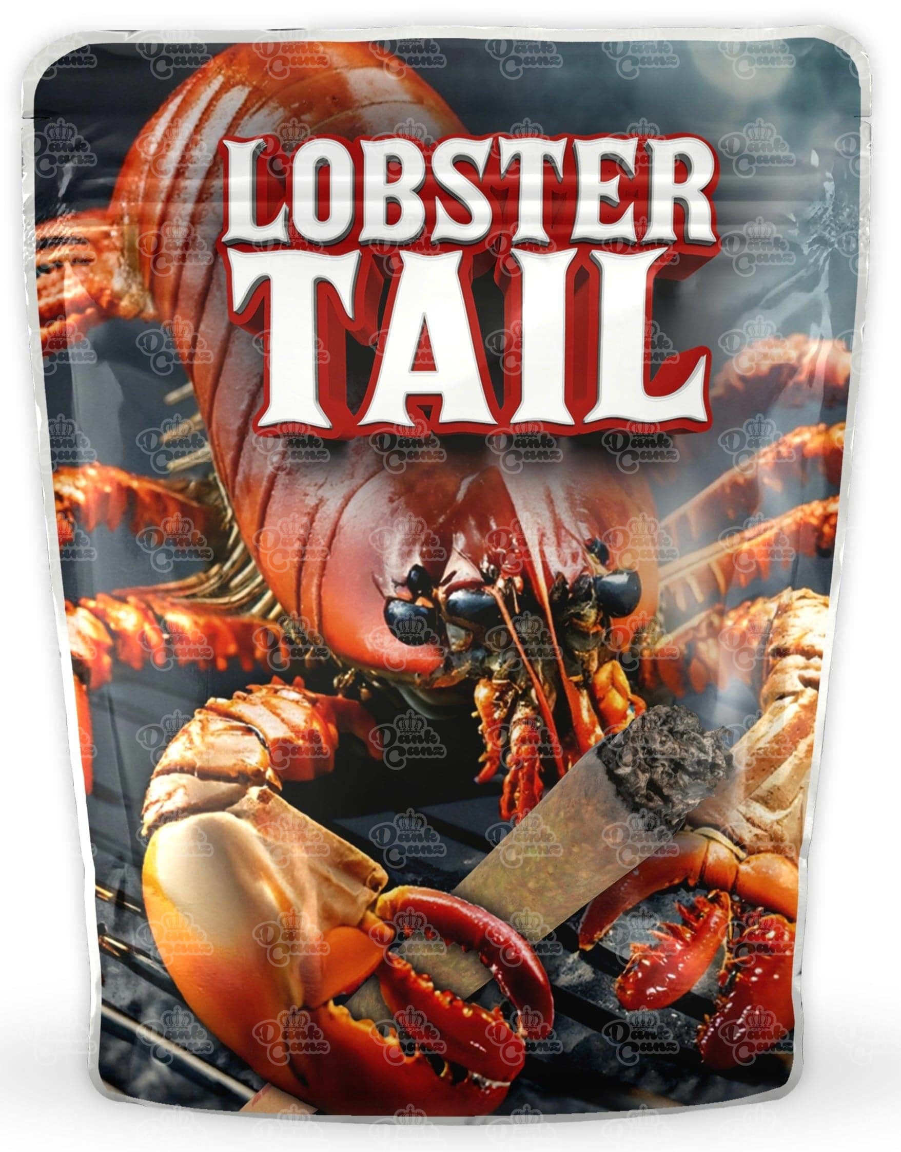 Lobster Tail Mylar Bags - DC Packaging Custom Cannabis Packaging