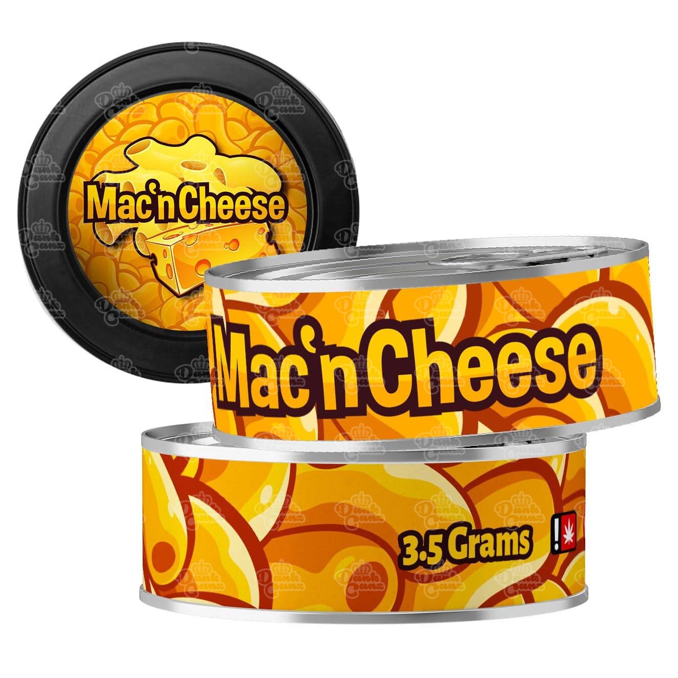 Mac n Cheese 3.5g Self Seal Tins - DC Packaging Custom Cannabis Packaging