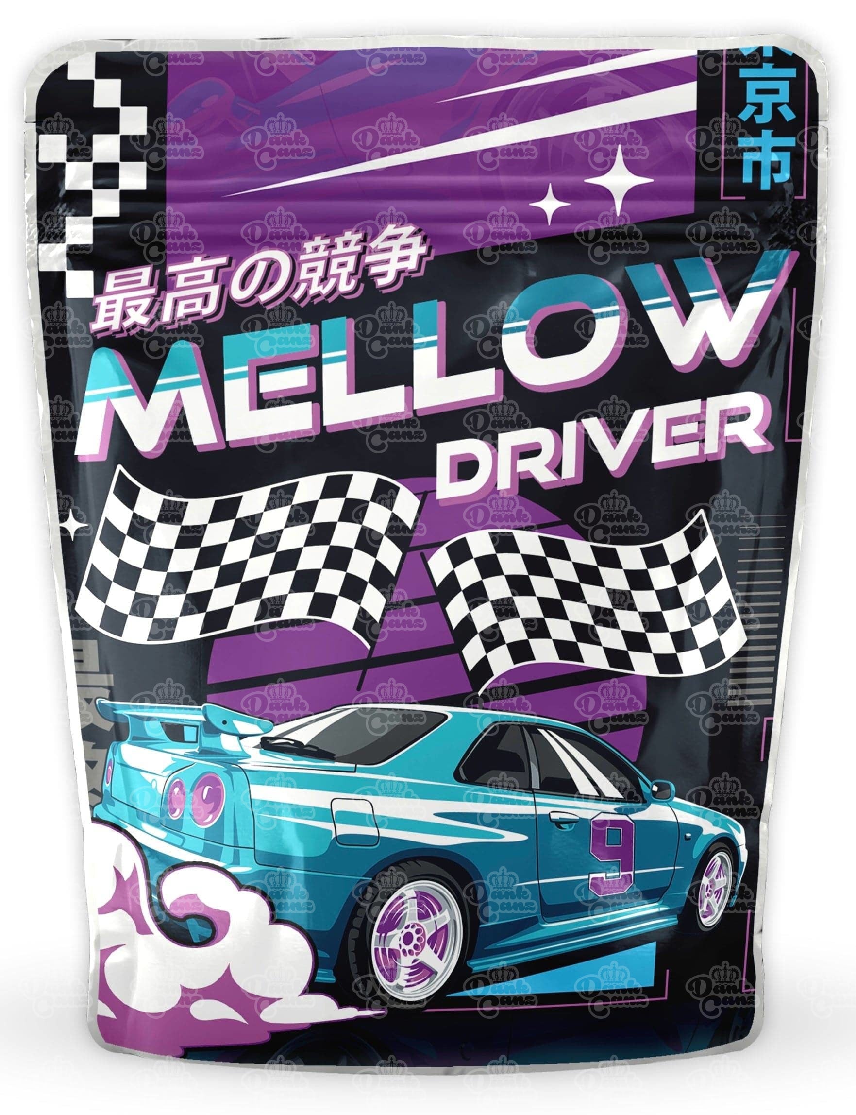 Mellow Driver Mylar Bags - DC Packaging Custom Cannabis Packaging