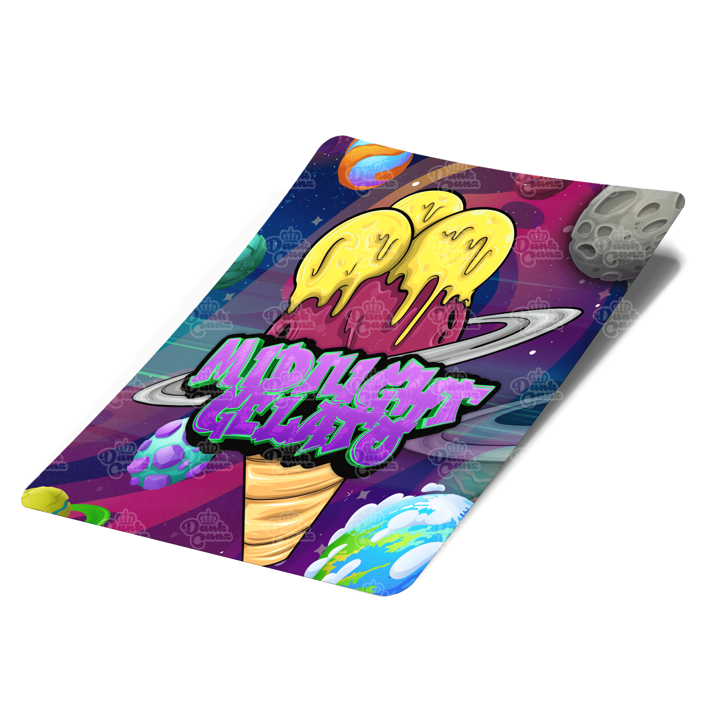 Midnight Gelato Mylar Bag Labels - Labels only - DC Packaging Custom Cannabis Packaging