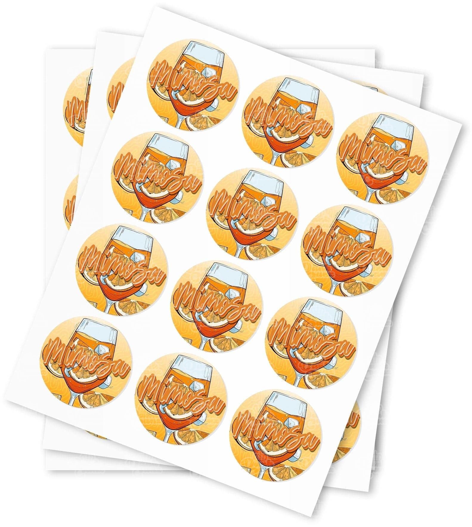 Mimosa Strain Stickers - DC Packaging Custom Cannabis Packaging