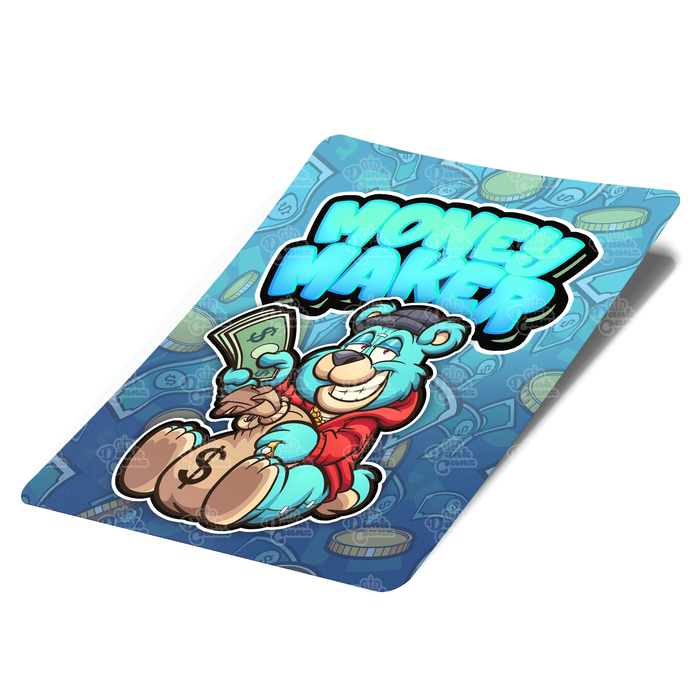 Money Maker Mylar Bag Labels - Labels only - DC Packaging Custom Cannabis Packaging