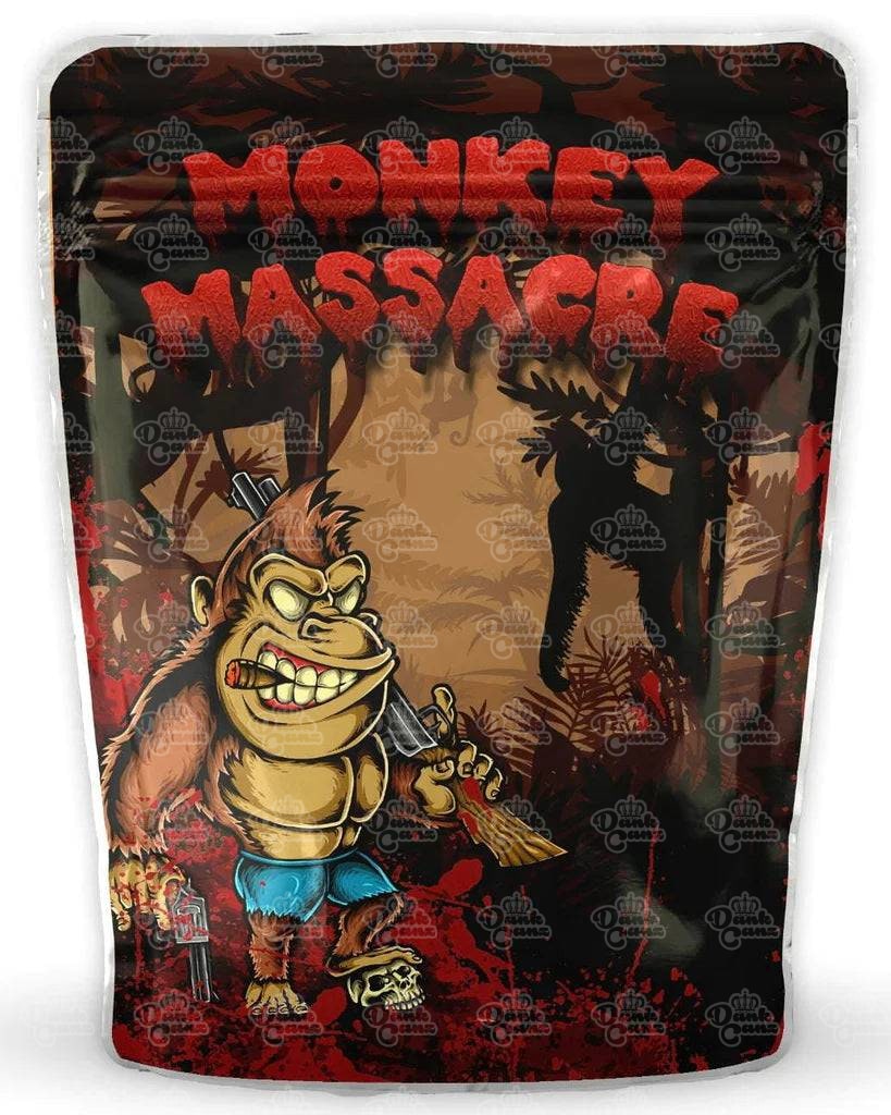 Monkey Massacre Mylar Bags - DC Packaging Custom Cannabis Packaging