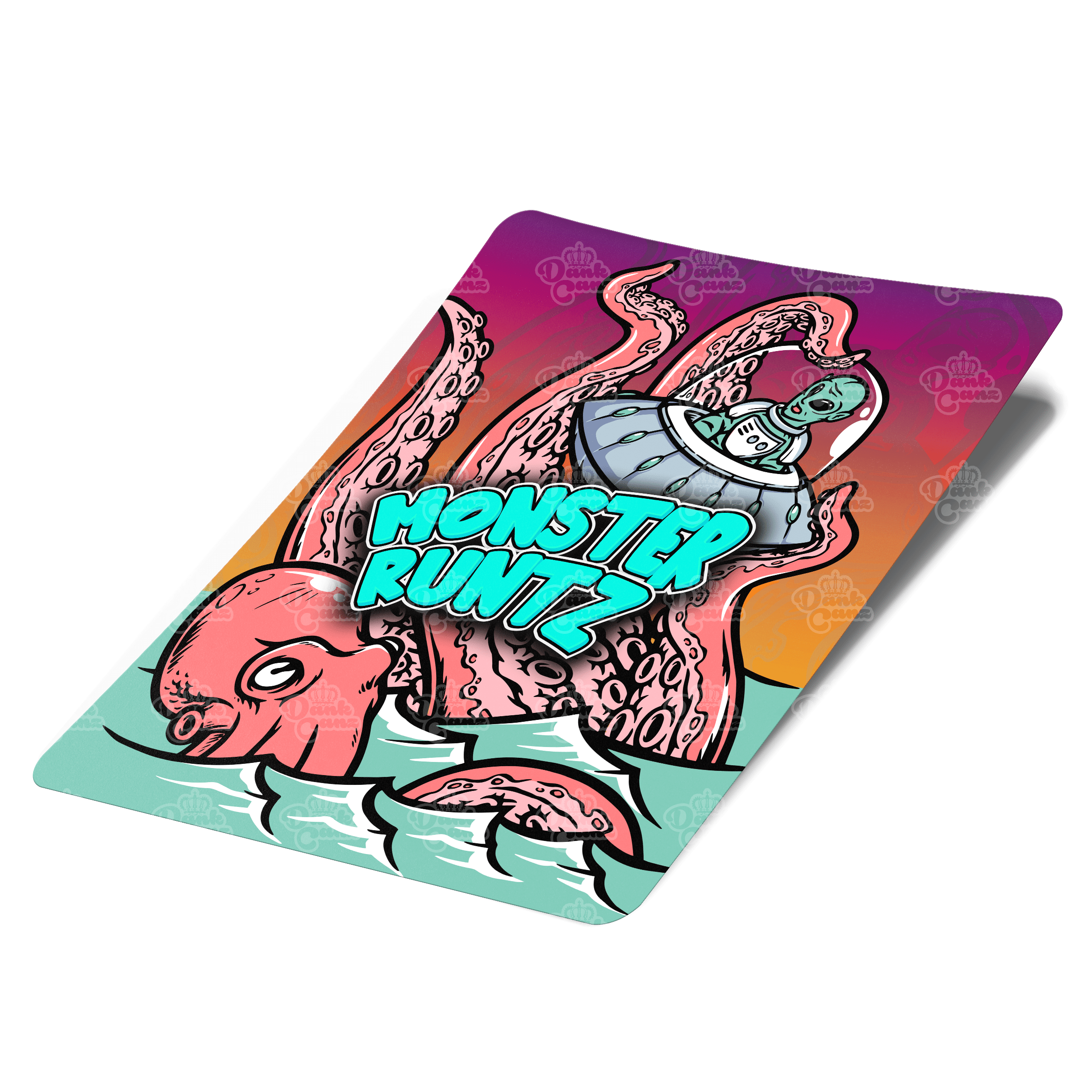 Monster Runtz Mylar Bag Labels - Labels only - DC Packaging Custom Cannabis Packaging