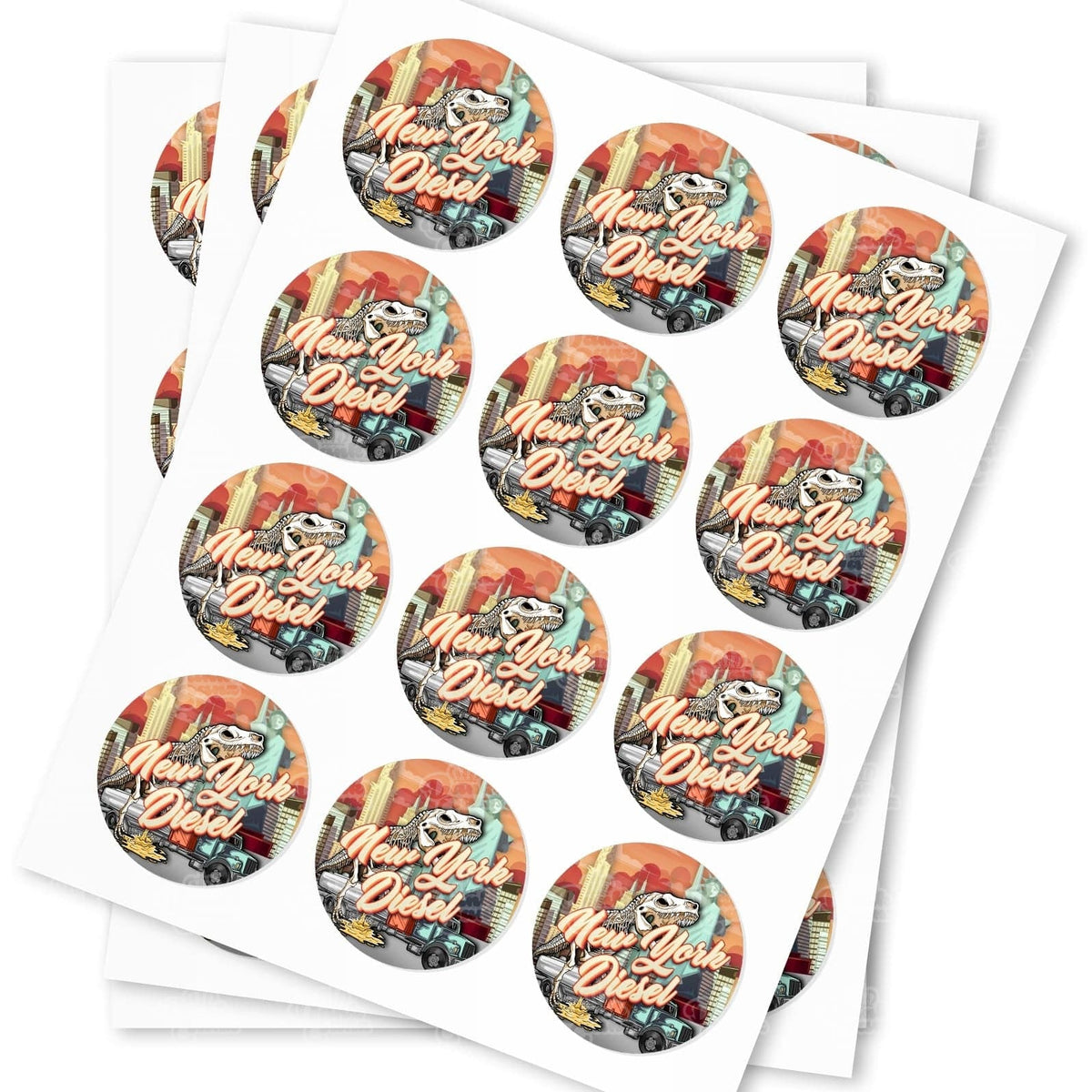 New York Diesel Strain Stickers - DC Packaging