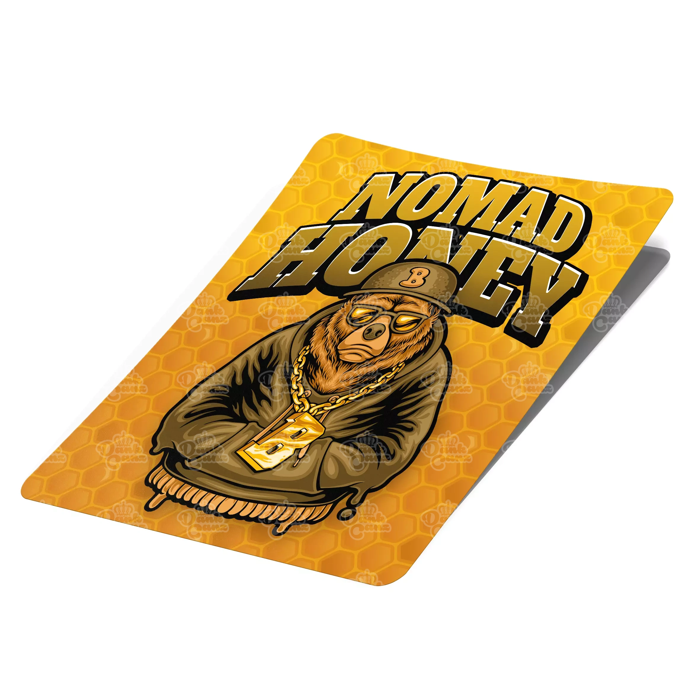 Nomad Honey Mylar Bag Labels - Labels only - DC Packaging Custom Cannabis Packaging