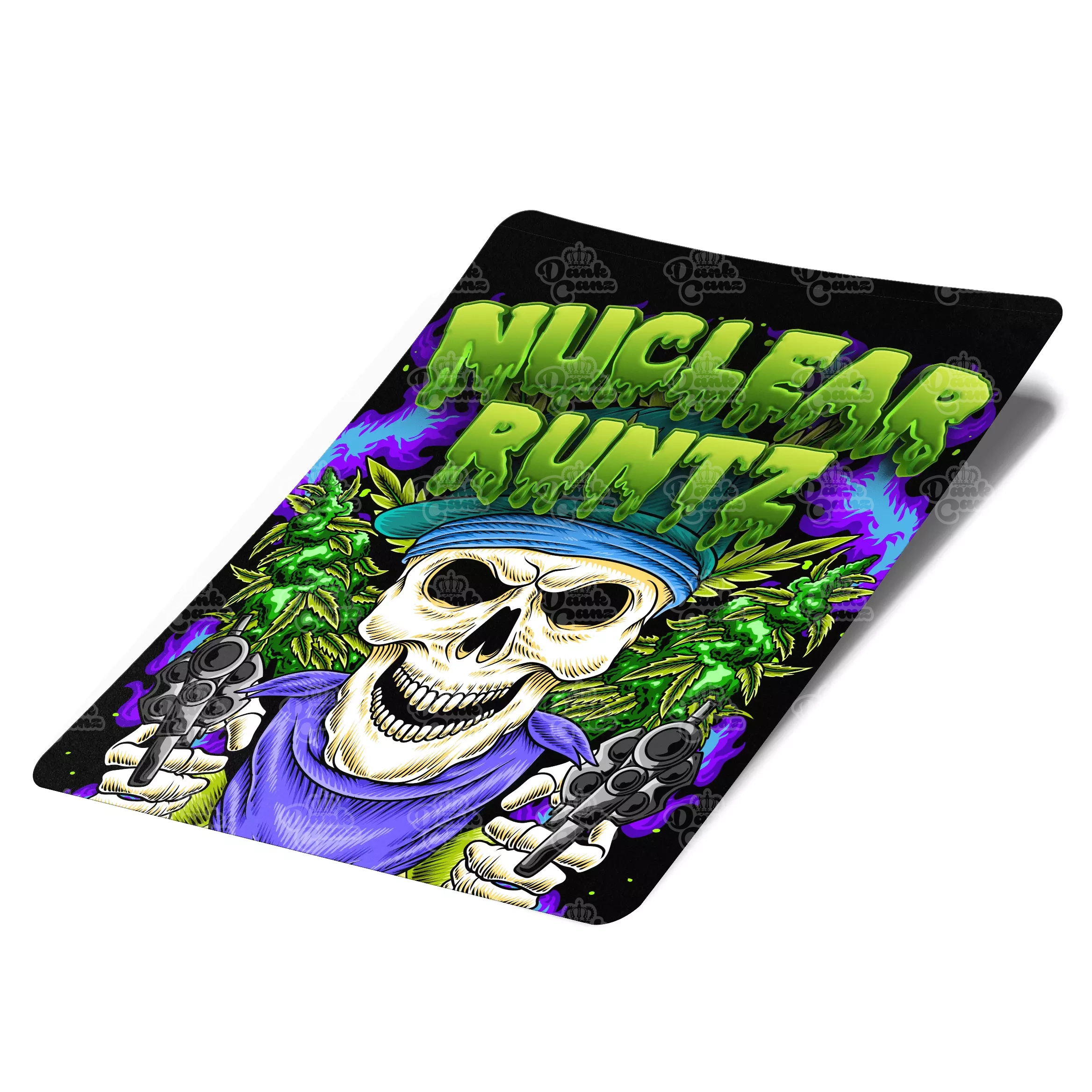 Nuclear Runtz Mylar Bag Labels - Labels only - DC Packaging Custom Cannabis Packaging