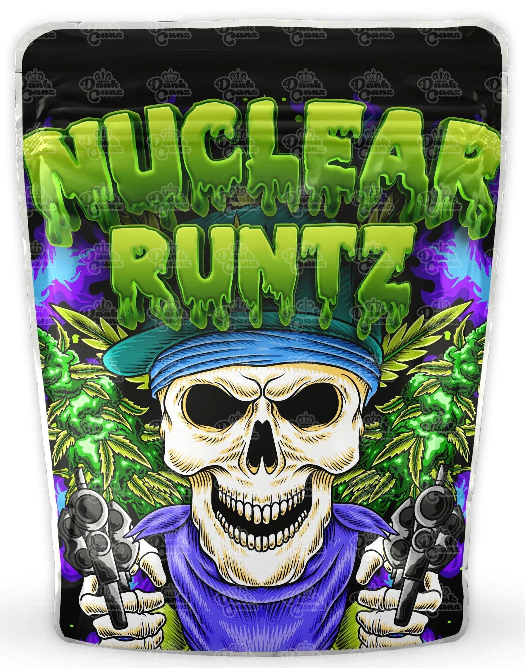 Nuclear Runtz Mylar Bags - DC Packaging Custom Cannabis Packaging