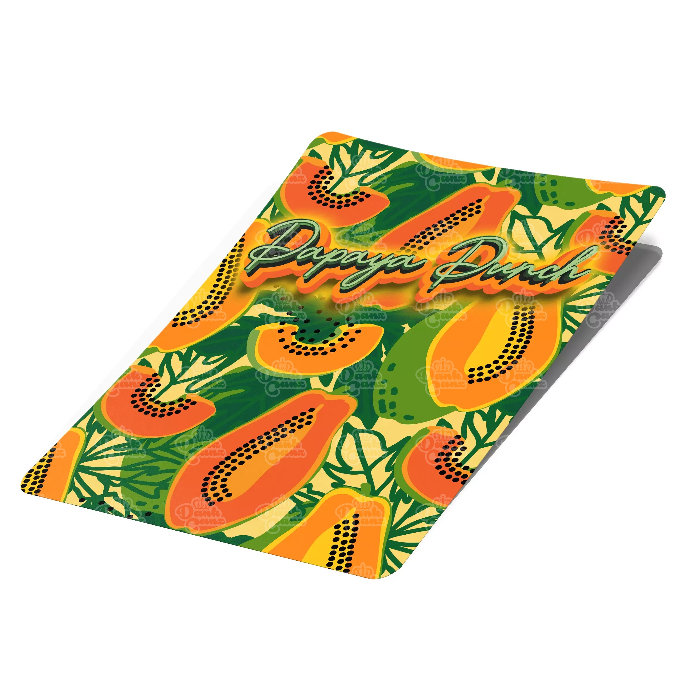 Papaya Punch Mylar Bag Labels - Labels only - DC Packaging Custom Cannabis Packaging