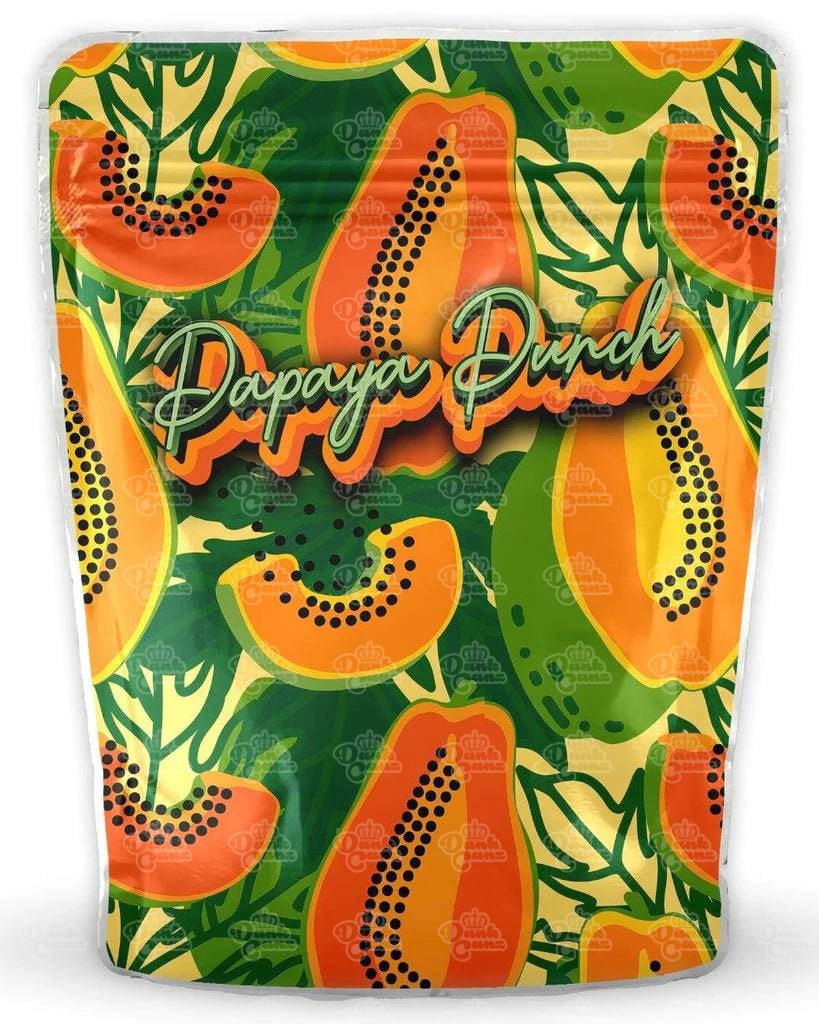 Papaya Punch Mylar Bags - DC Packaging Custom Cannabis Packaging